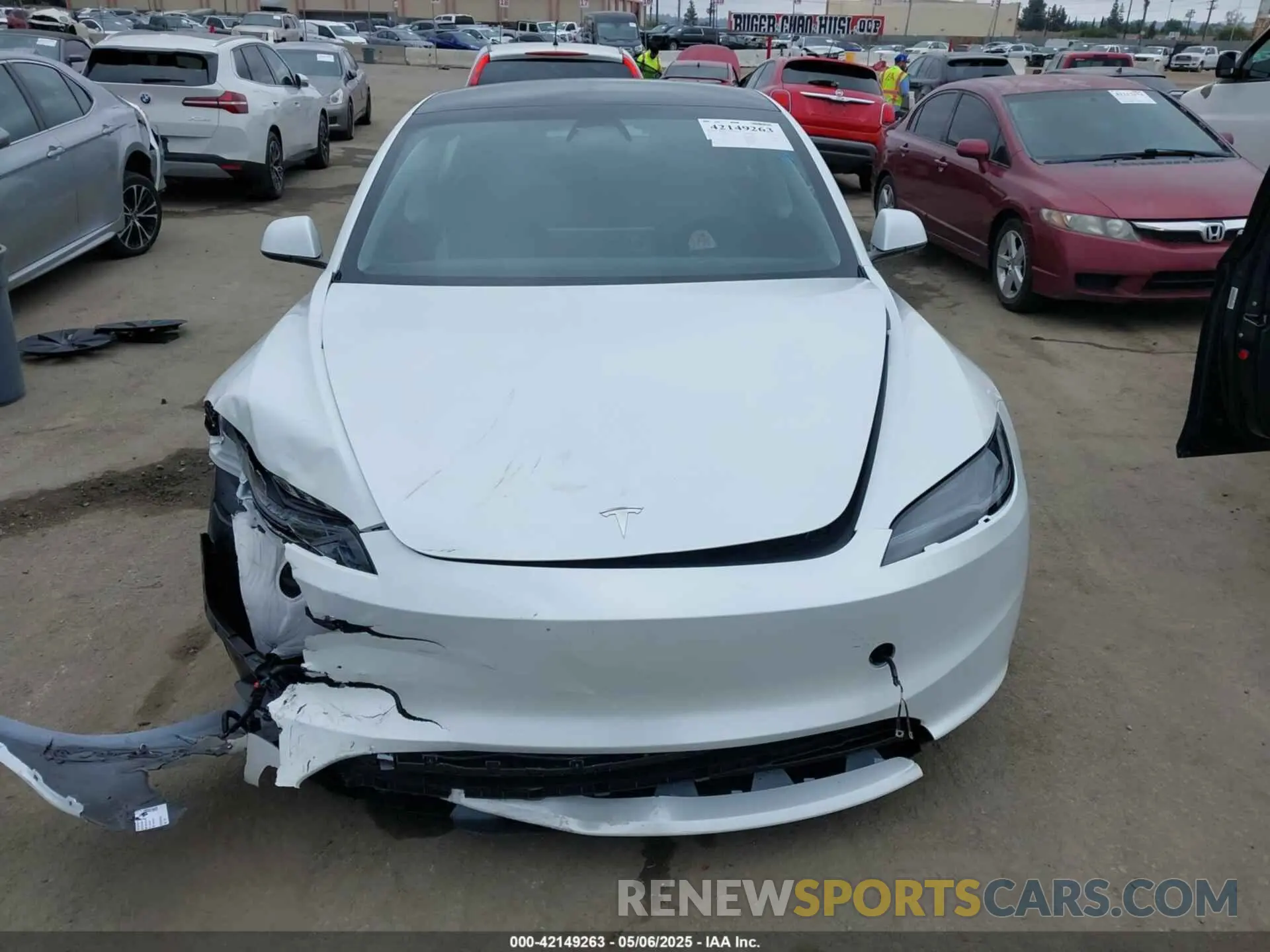 12 Photograph of a damaged car 5YJ3E1EA6SF988976 TESLA MODEL 3 2025