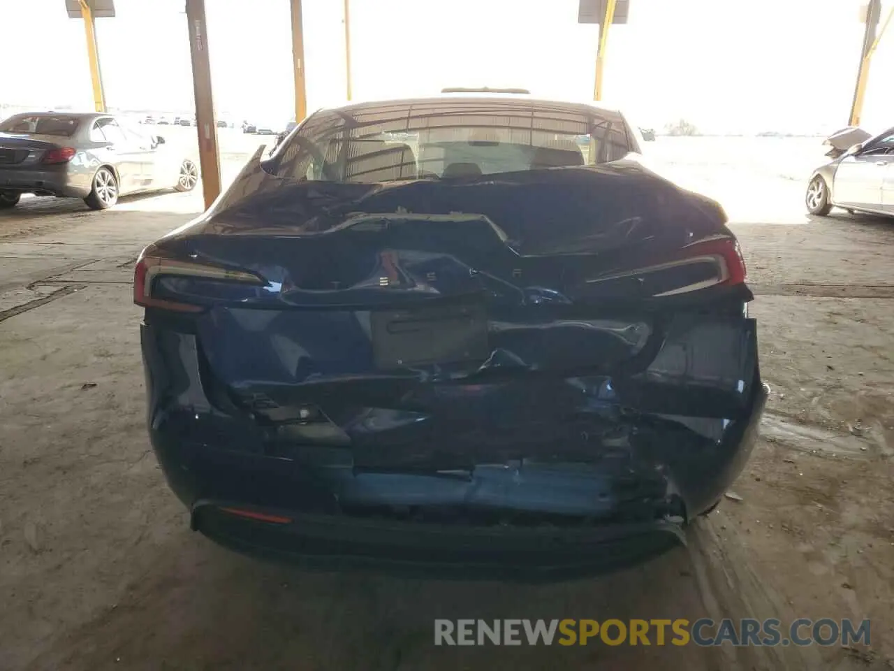 6 Photograph of a damaged car 5YJ3E1EA7SF880270 TESLA MODEL 3 2025