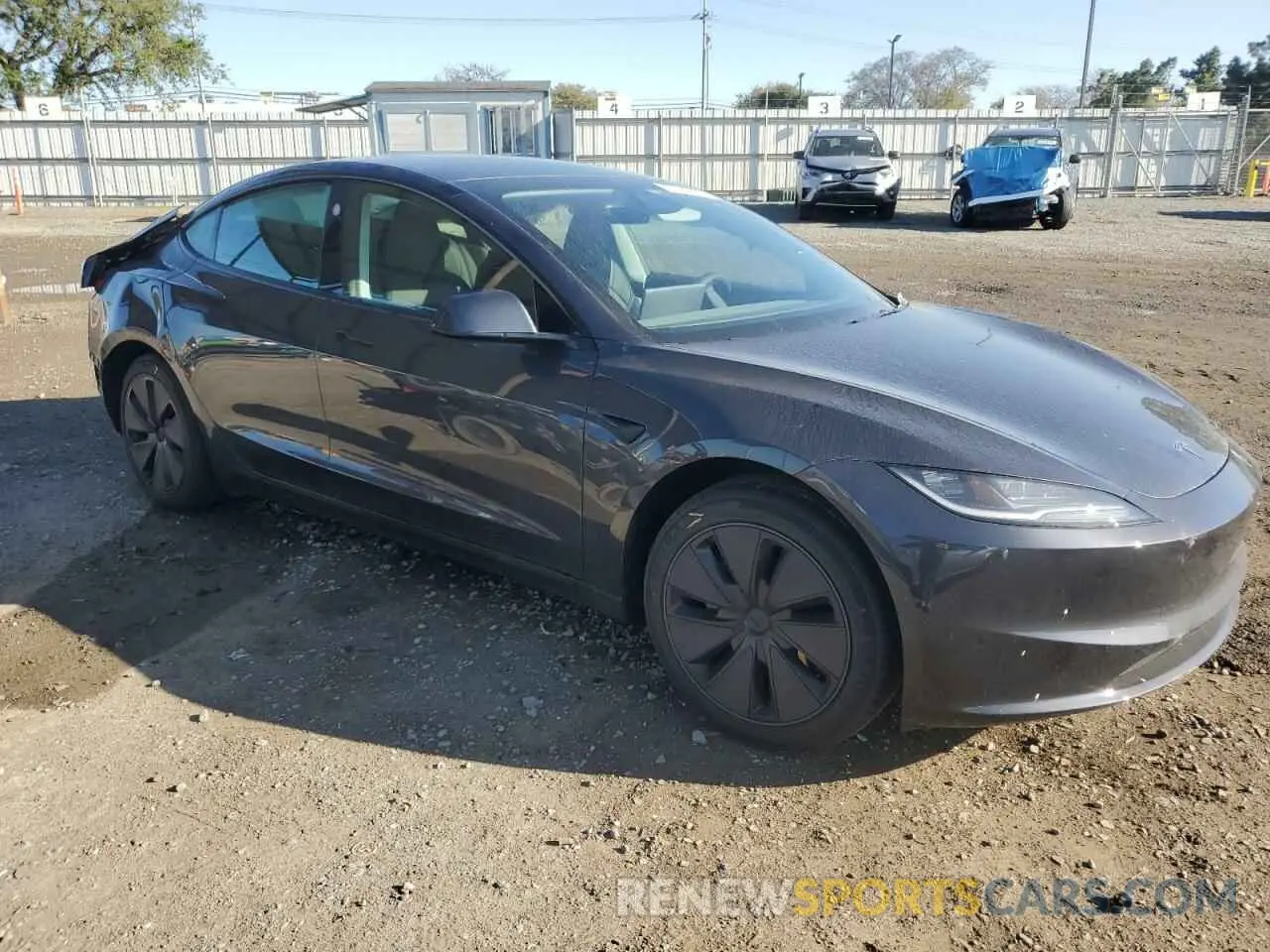 4 Photograph of a damaged car 5YJ3E1EA7SF890930 TESLA MODEL 3 2025