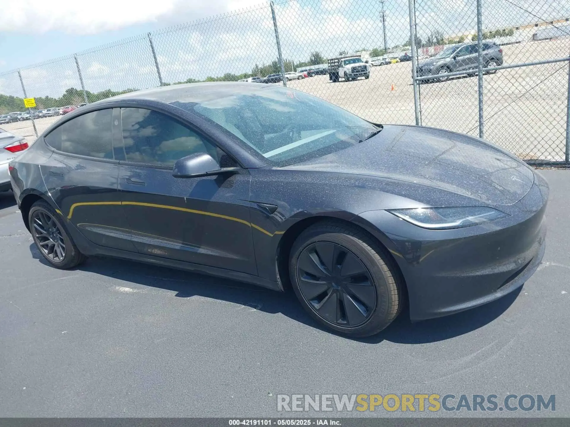 1 Photograph of a damaged car 5YJ3E1EA7SF940208 TESLA MODEL 3 2025