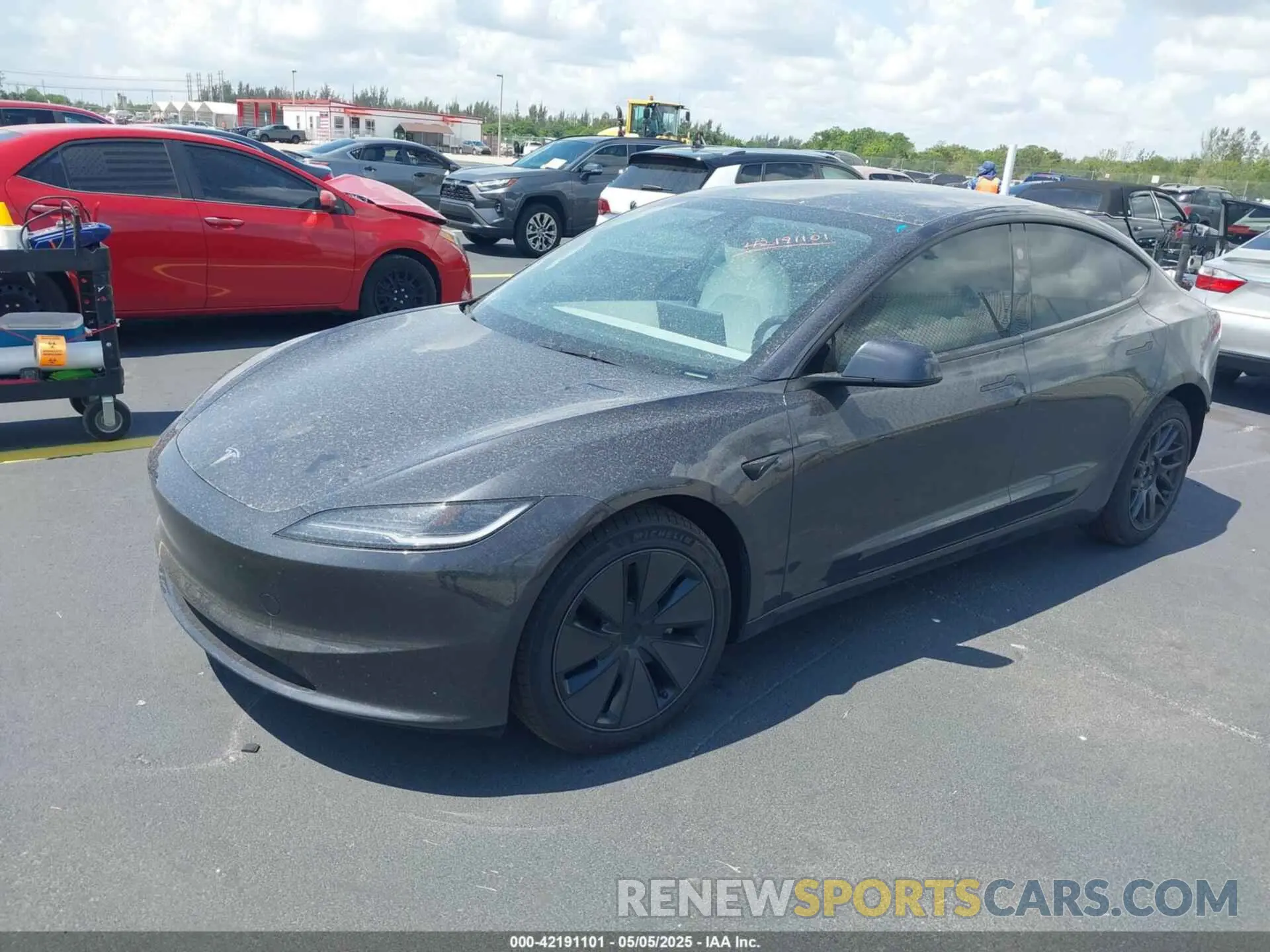 2 Photograph of a damaged car 5YJ3E1EA7SF940208 TESLA MODEL 3 2025