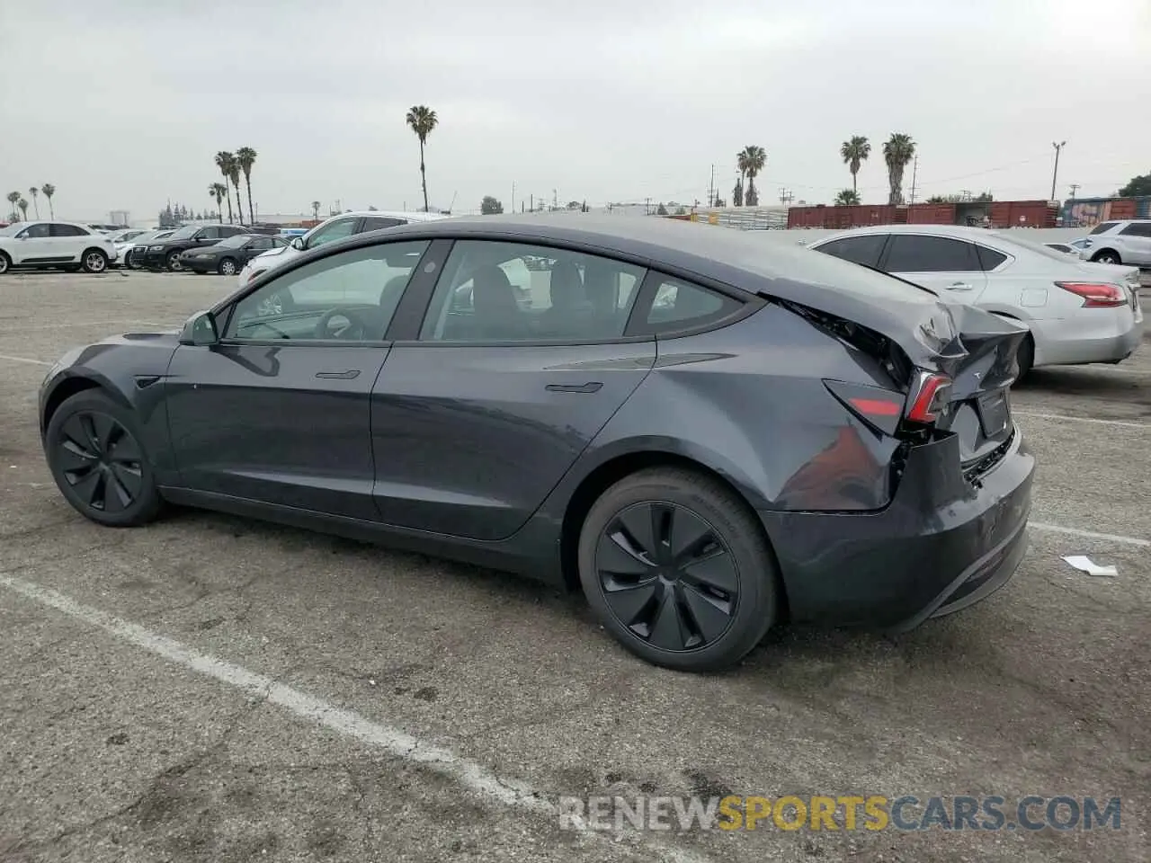 2 Фотография поврежденного автомобиля 5YJ3E1EA7SF969403 TESLA MODEL 3 2025