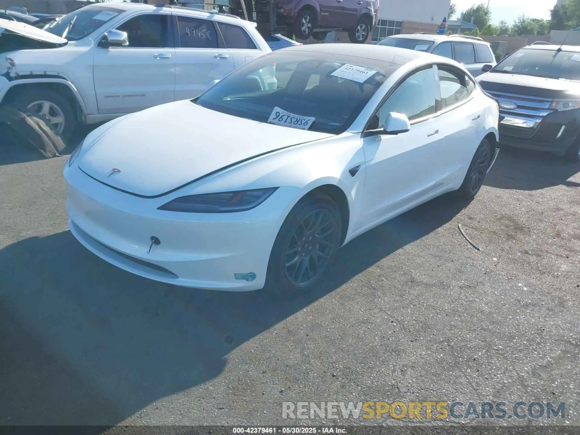 2 Фотография поврежденного автомобиля 5YJ3E1EA7SF984435 TESLA MODEL 3 2025