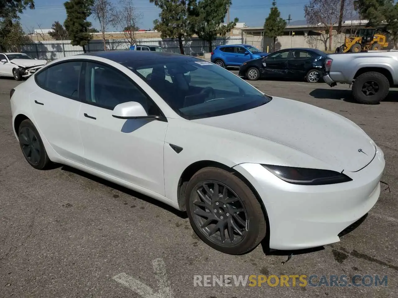 4 Photograph of a damaged car 5YJ3E1EA8SF884263 TESLA MODEL 3 2025