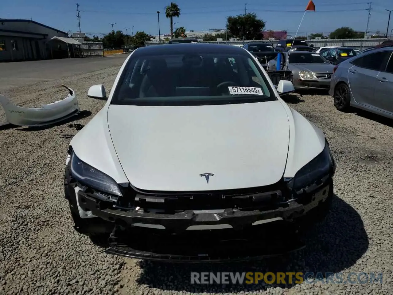 5 Фотография поврежденного автомобиля 5YJ3E1EA8SF903460 TESLA MODEL 3 2025