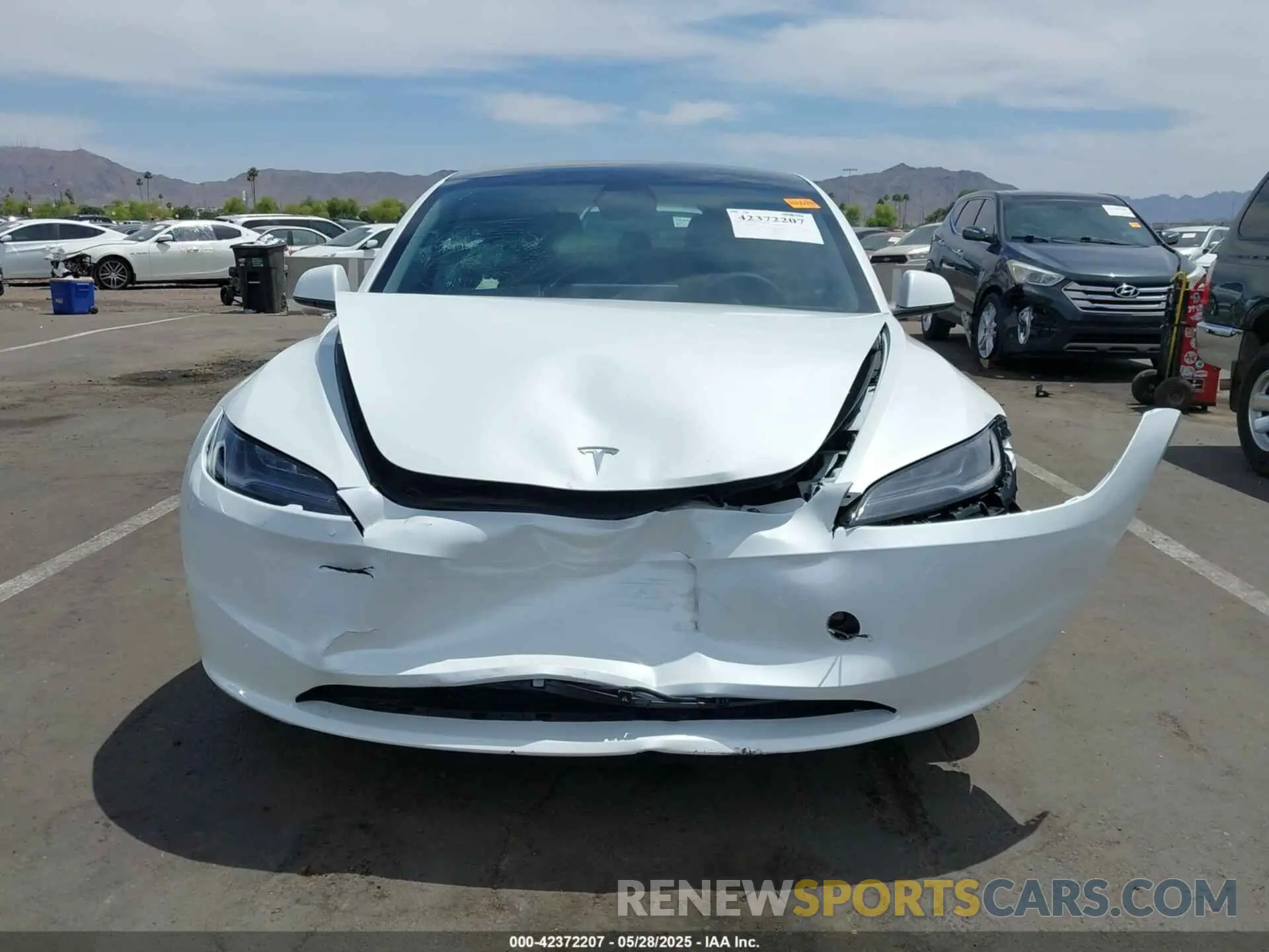 6 Photograph of a damaged car 5YJ3E1EA9SF943028 TESLA MODEL 3 2025
