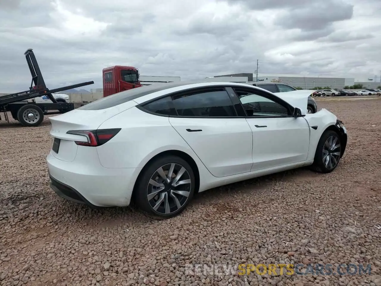 3 Photograph of a damaged car 5YJ3E1EAXSF923564 TESLA MODEL 3 2025