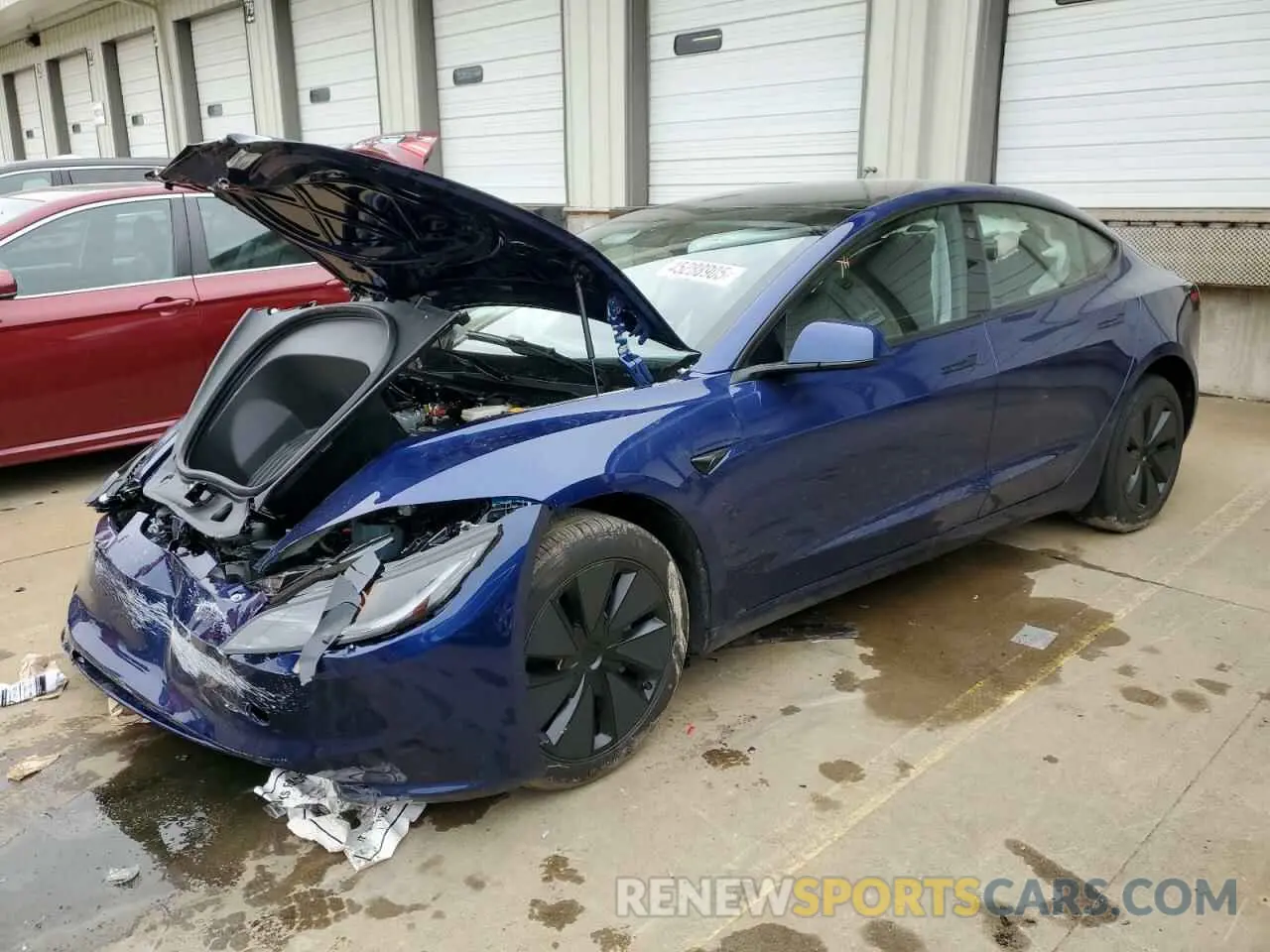 1 Фотография поврежденного автомобиля 5YJ3E1EAXSF925301 TESLA MODEL 3 2025