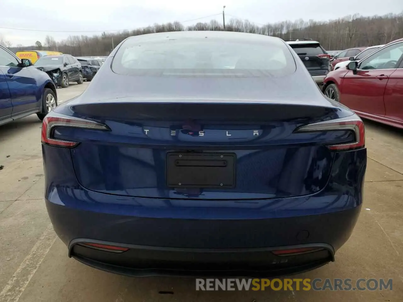 6 Фотография поврежденного автомобиля 5YJ3E1EAXSF925301 TESLA MODEL 3 2025