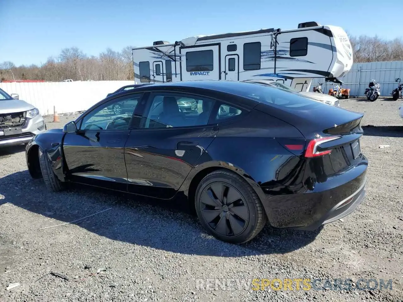 2 Фотография поврежденного автомобиля 5YJ3E1EAXSF935083 TESLA MODEL 3 2025