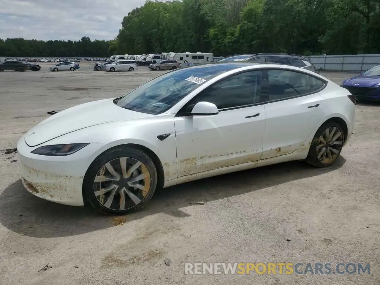 1 Фотография поврежденного автомобиля 5YJ3E1EAXSF971341 TESLA MODEL 3 2025