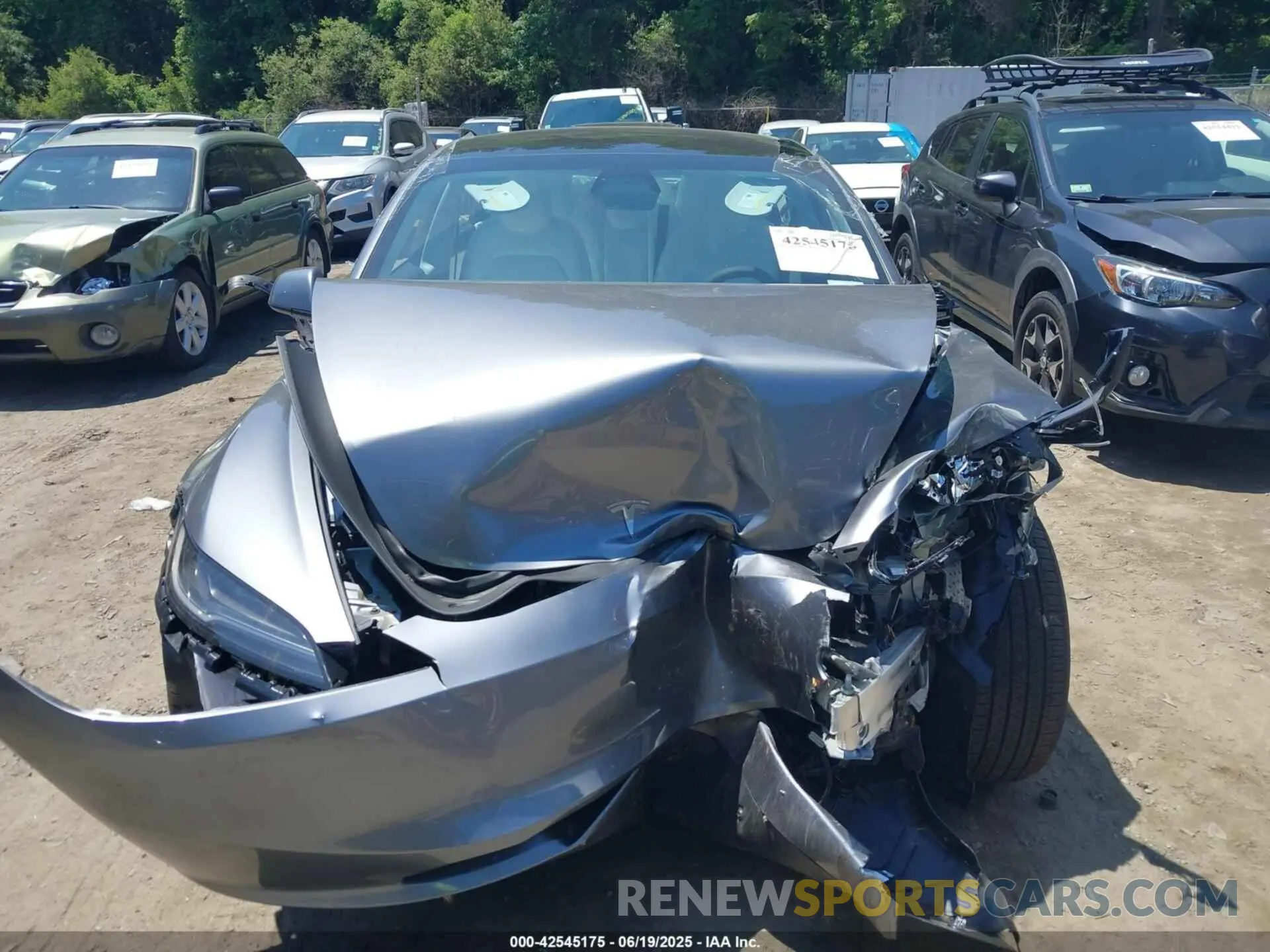 11 Фотография поврежденного автомобиля 5YJ3E1EB0SF016895 TESLA MODEL 3 2025