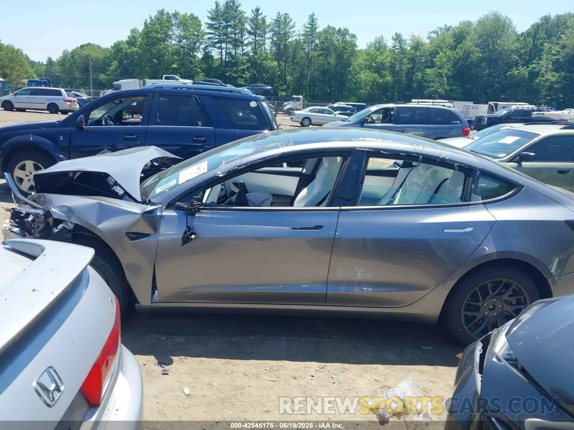 13 Фотография поврежденного автомобиля 5YJ3E1EB0SF016895 TESLA MODEL 3 2025