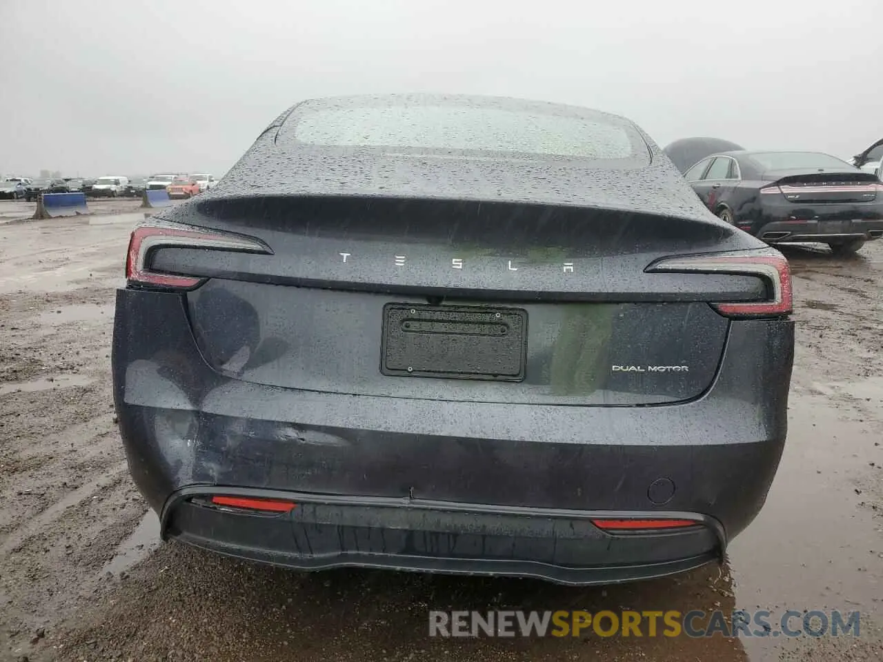 6 Фотография поврежденного автомобиля 5YJ3E1EB0SF876117 TESLA MODEL 3 2025
