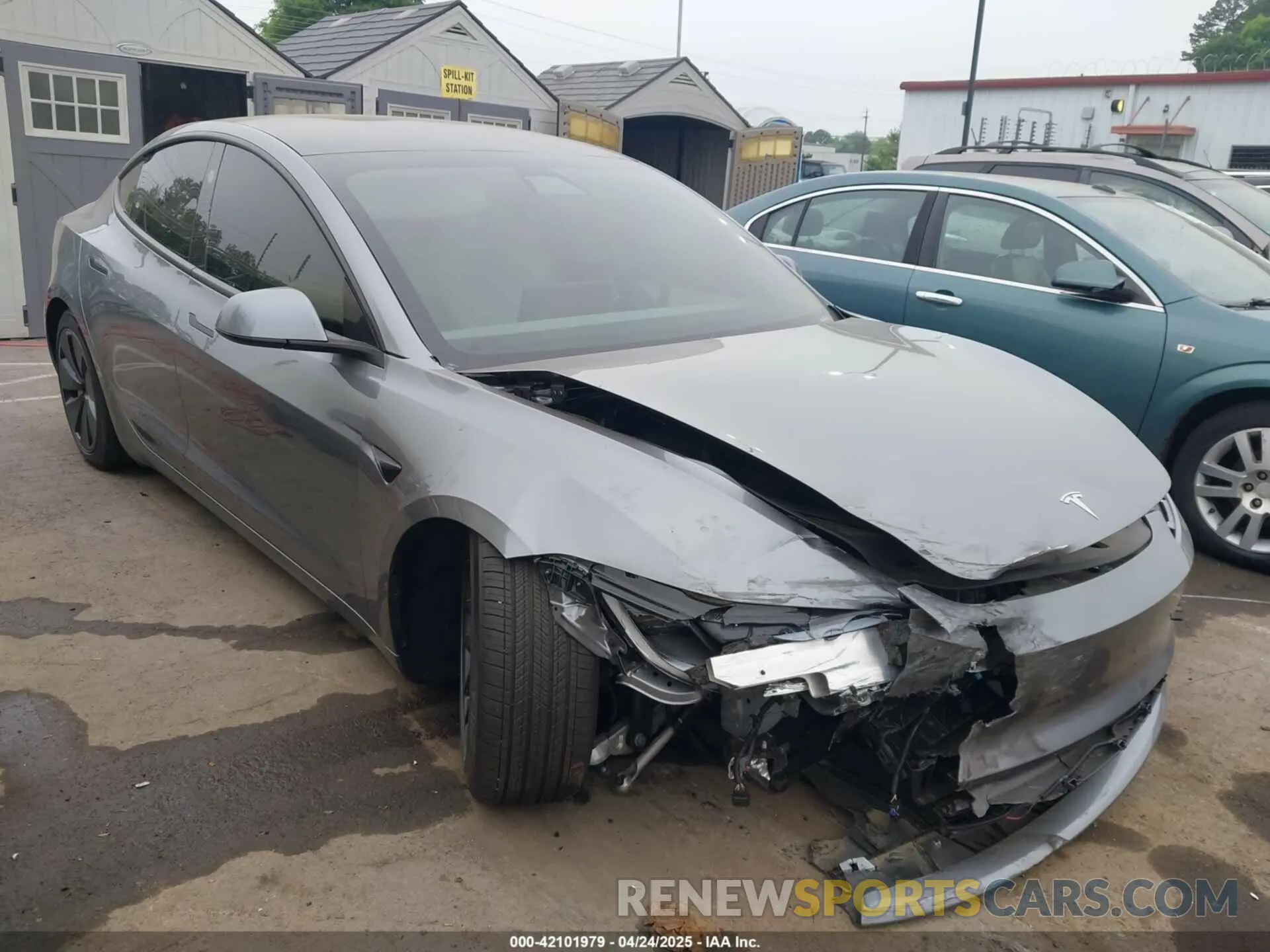 1 Photograph of a damaged car 5YJ3E1EB0SF911304 TESLA MODEL 3 2025