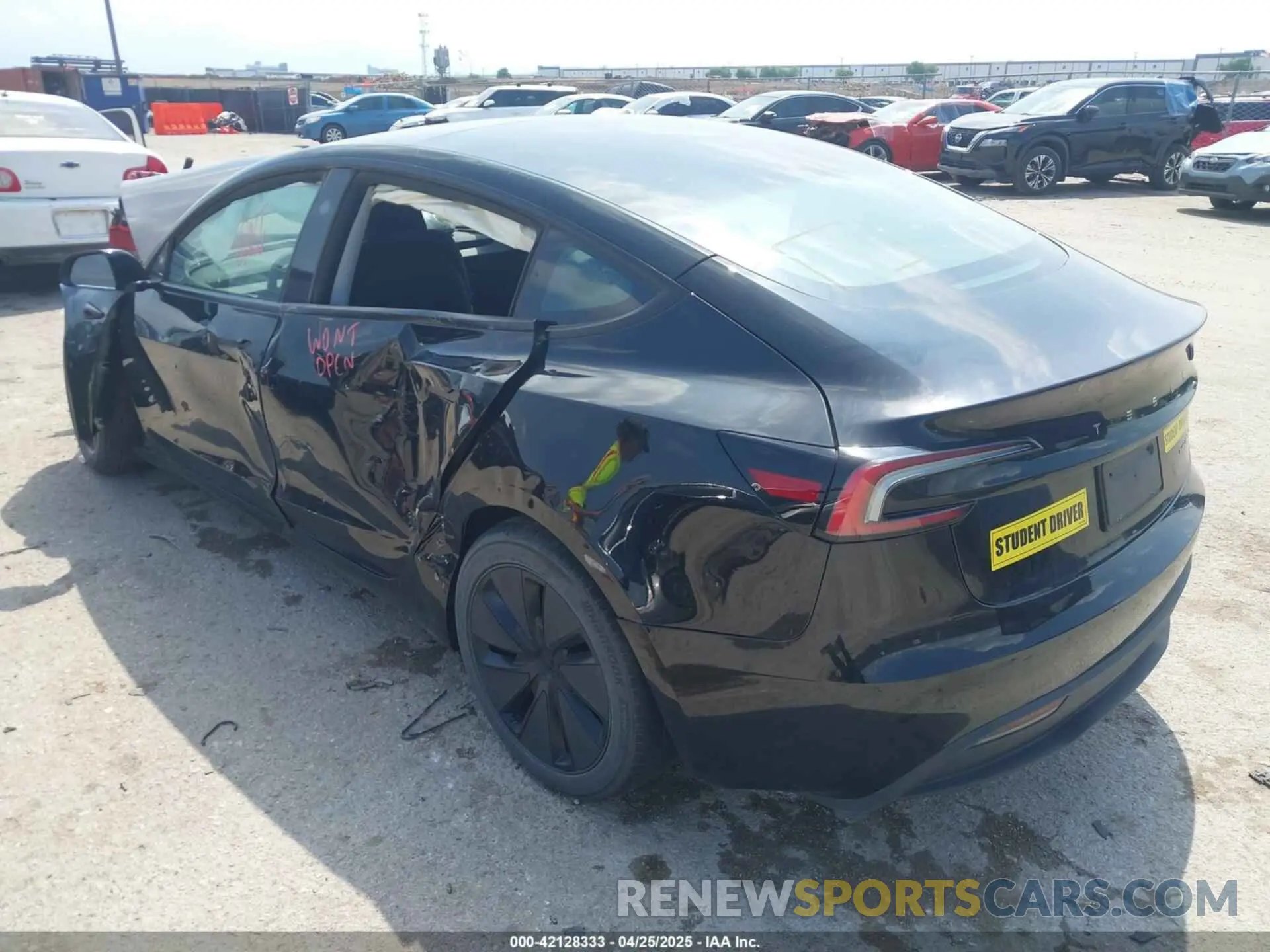 3 Фотография поврежденного автомобиля 5YJ3E1EB0SF919659 TESLA MODEL 3 2025