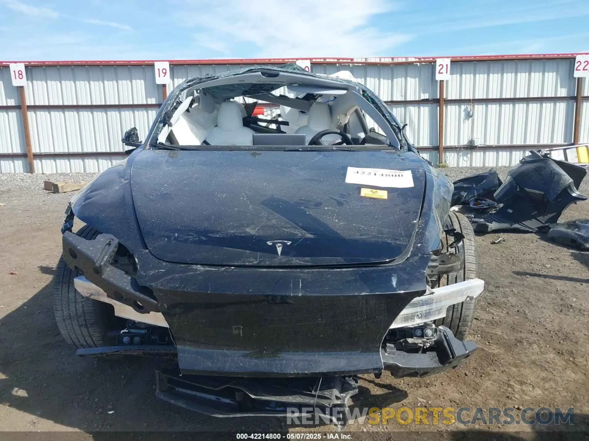 12 Photograph of a damaged car 5YJ3E1EB1SF982253 TESLA MODEL 3 2025