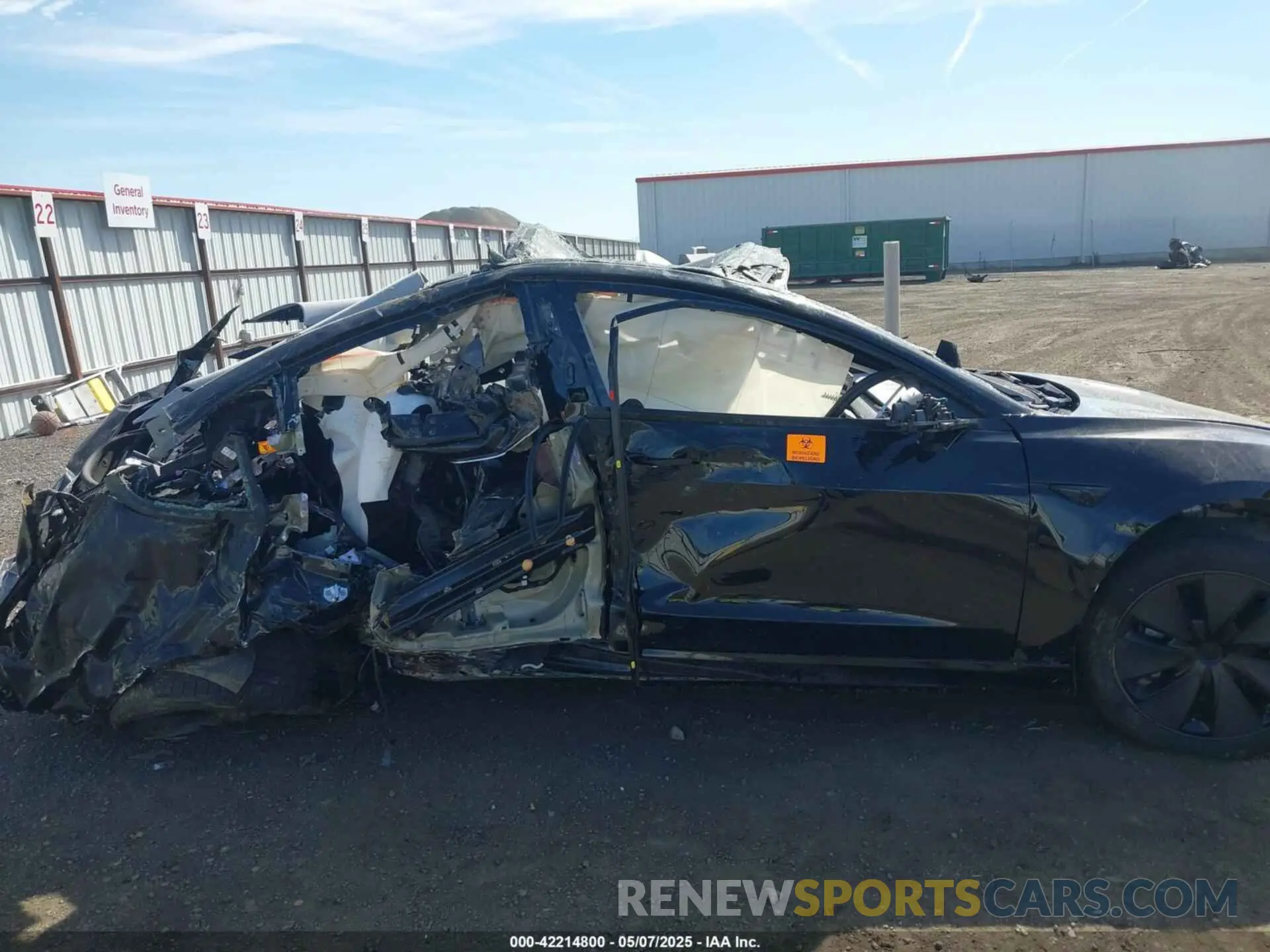 13 Photograph of a damaged car 5YJ3E1EB1SF982253 TESLA MODEL 3 2025