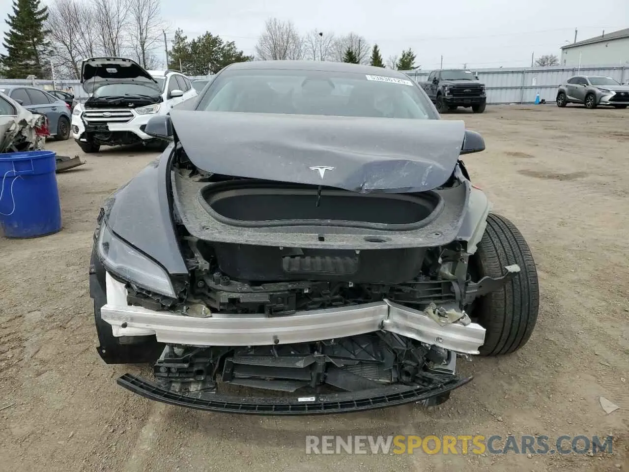 5 Фотография поврежденного автомобиля 5YJ3E1EB2SF884851 TESLA MODEL 3 2025