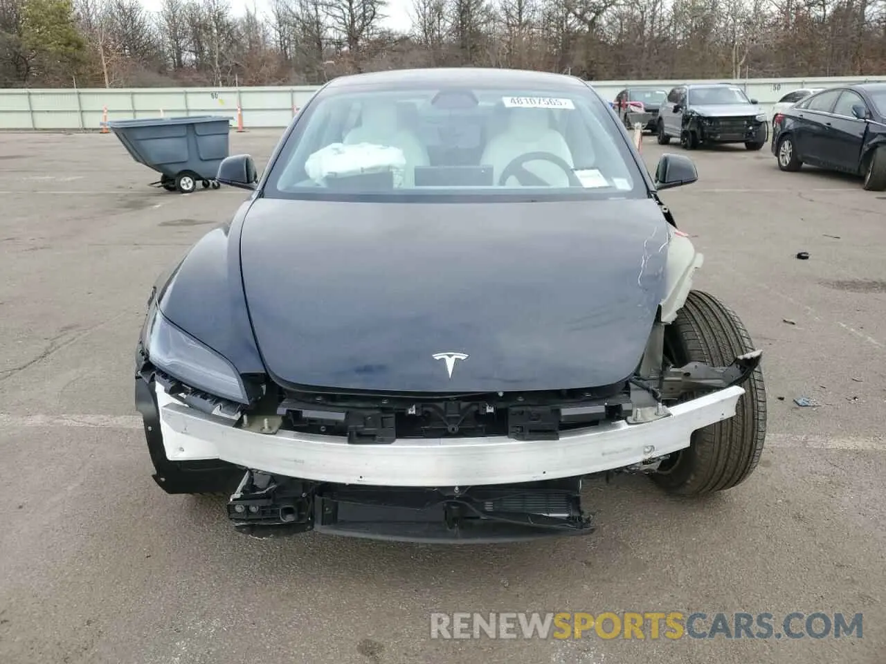 5 Фотография поврежденного автомобиля 5YJ3E1EB2SF923115 TESLA MODEL 3 2025