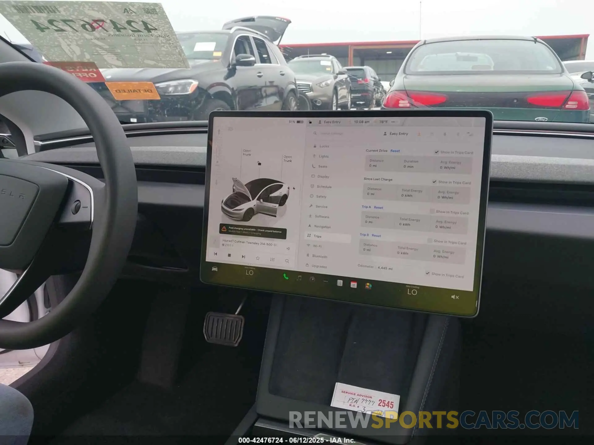 18 Photograph of a damaged car 5YJ3E1EB5SF893625 TESLA MODEL 3 2025