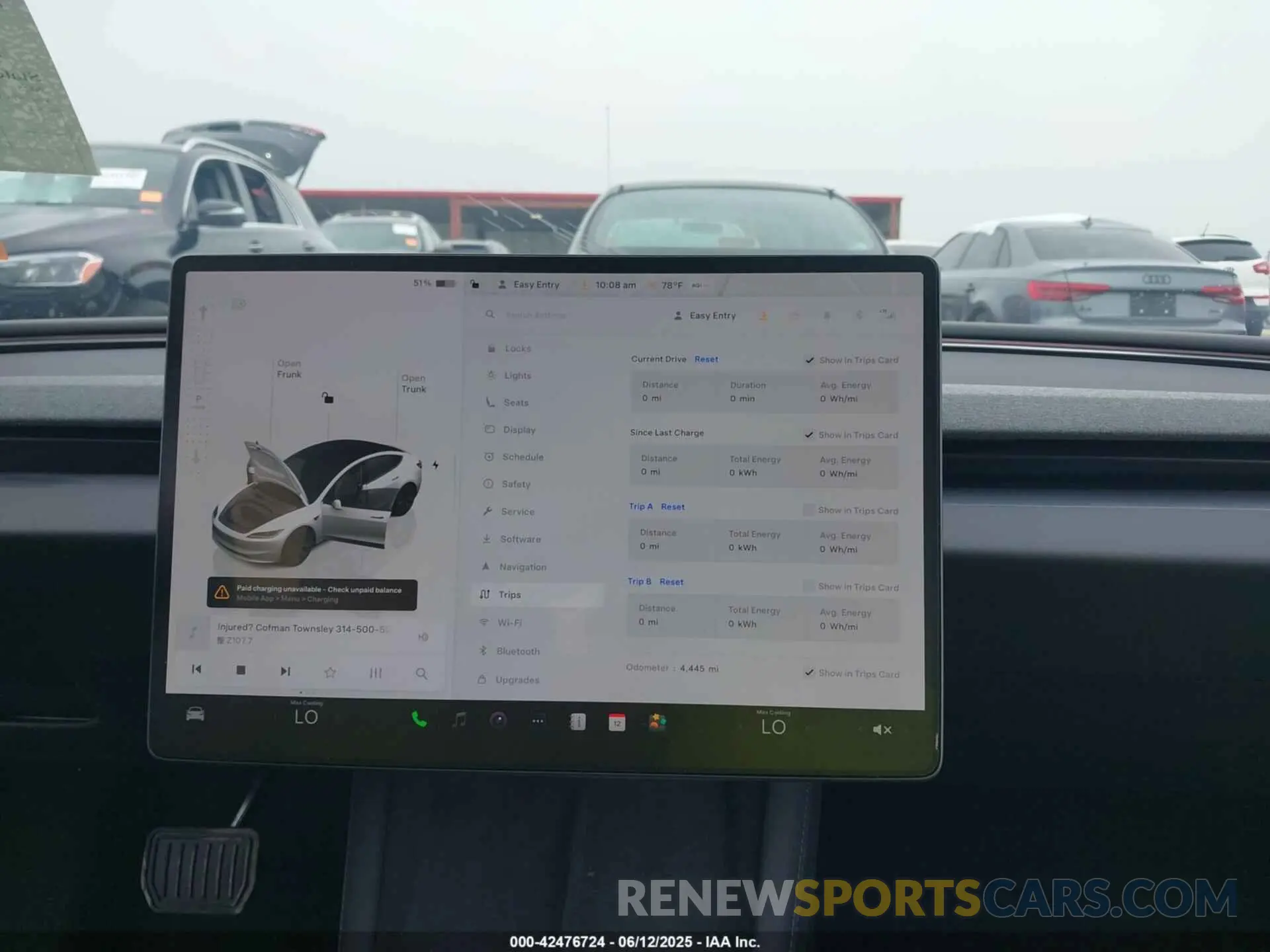 7 Photograph of a damaged car 5YJ3E1EB5SF893625 TESLA MODEL 3 2025