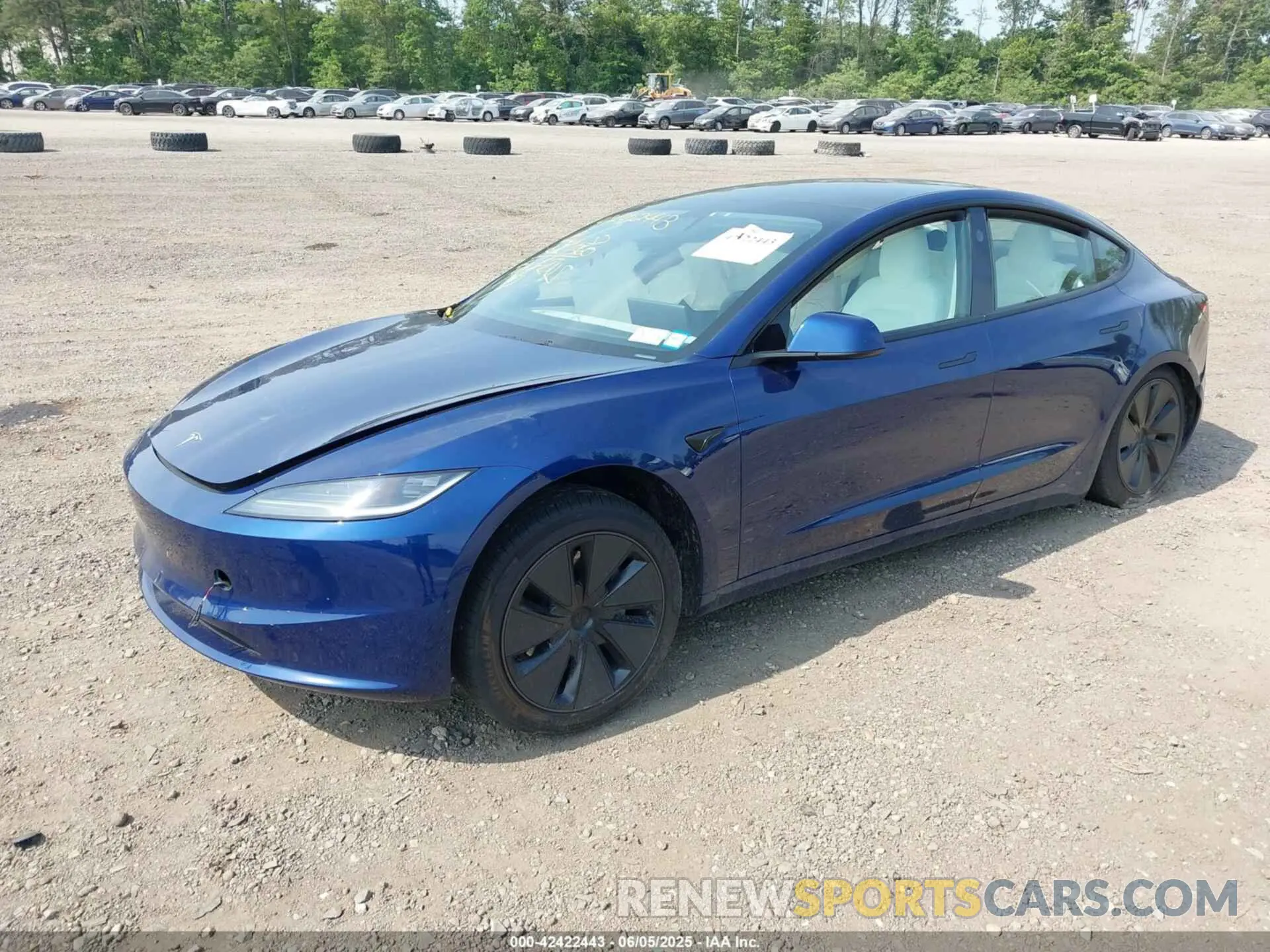 2 Фотография поврежденного автомобиля 5YJ3E1EB6SF874419 TESLA MODEL 3 2025