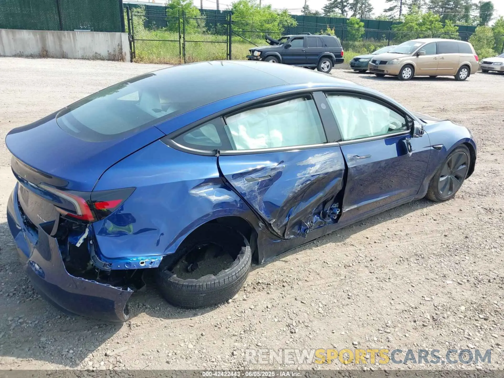 6 Фотография поврежденного автомобиля 5YJ3E1EB6SF874419 TESLA MODEL 3 2025
