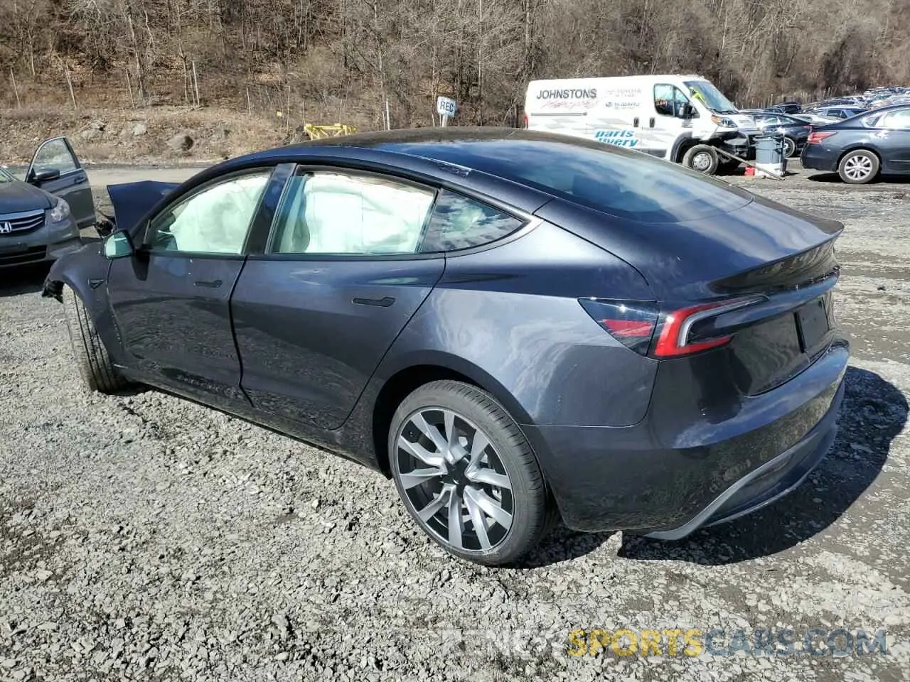 2 Фотография поврежденного автомобиля 5YJ3E1EB6SF921092 TESLA MODEL 3 2025