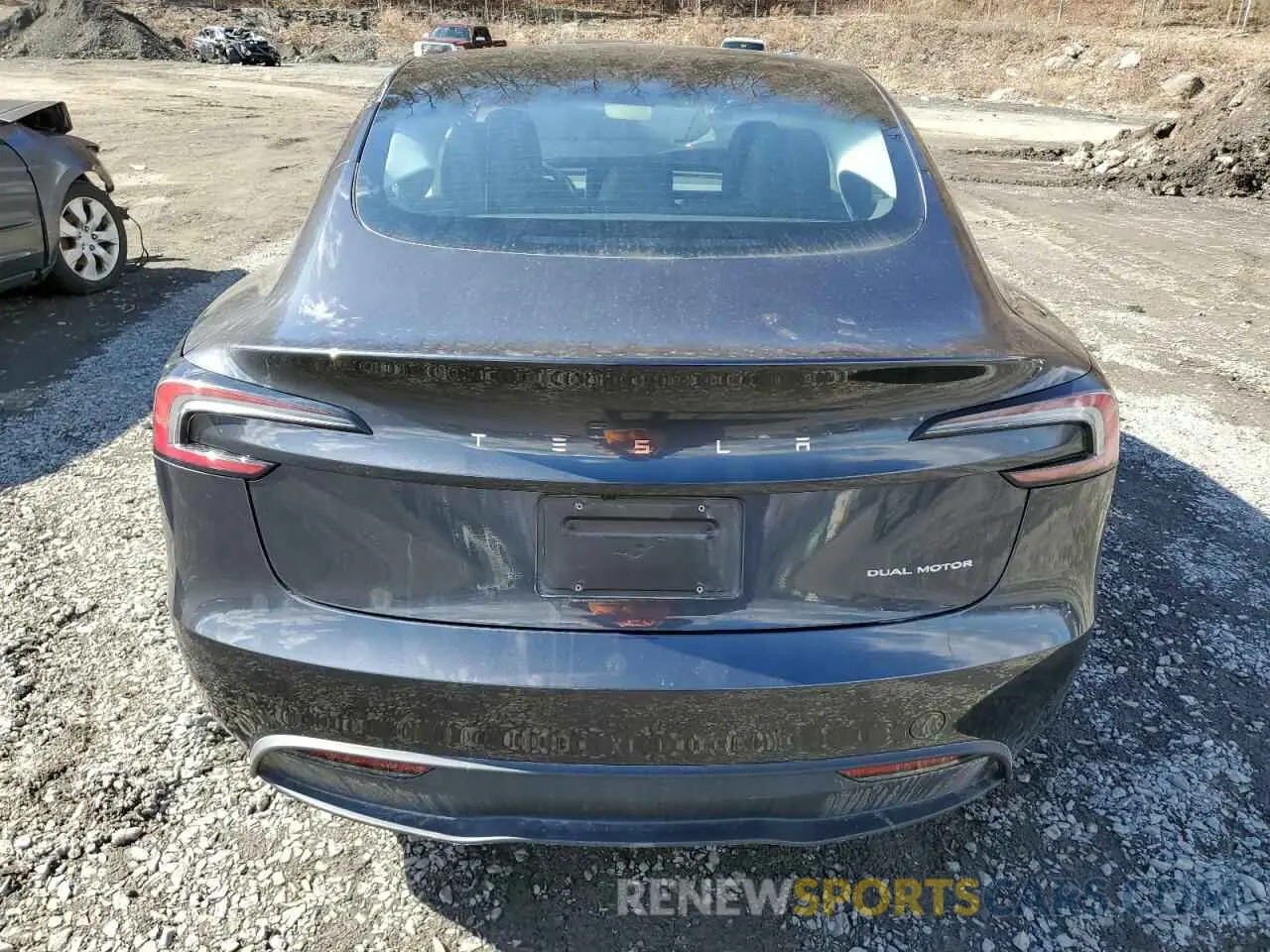 6 Фотография поврежденного автомобиля 5YJ3E1EB6SF921092 TESLA MODEL 3 2025