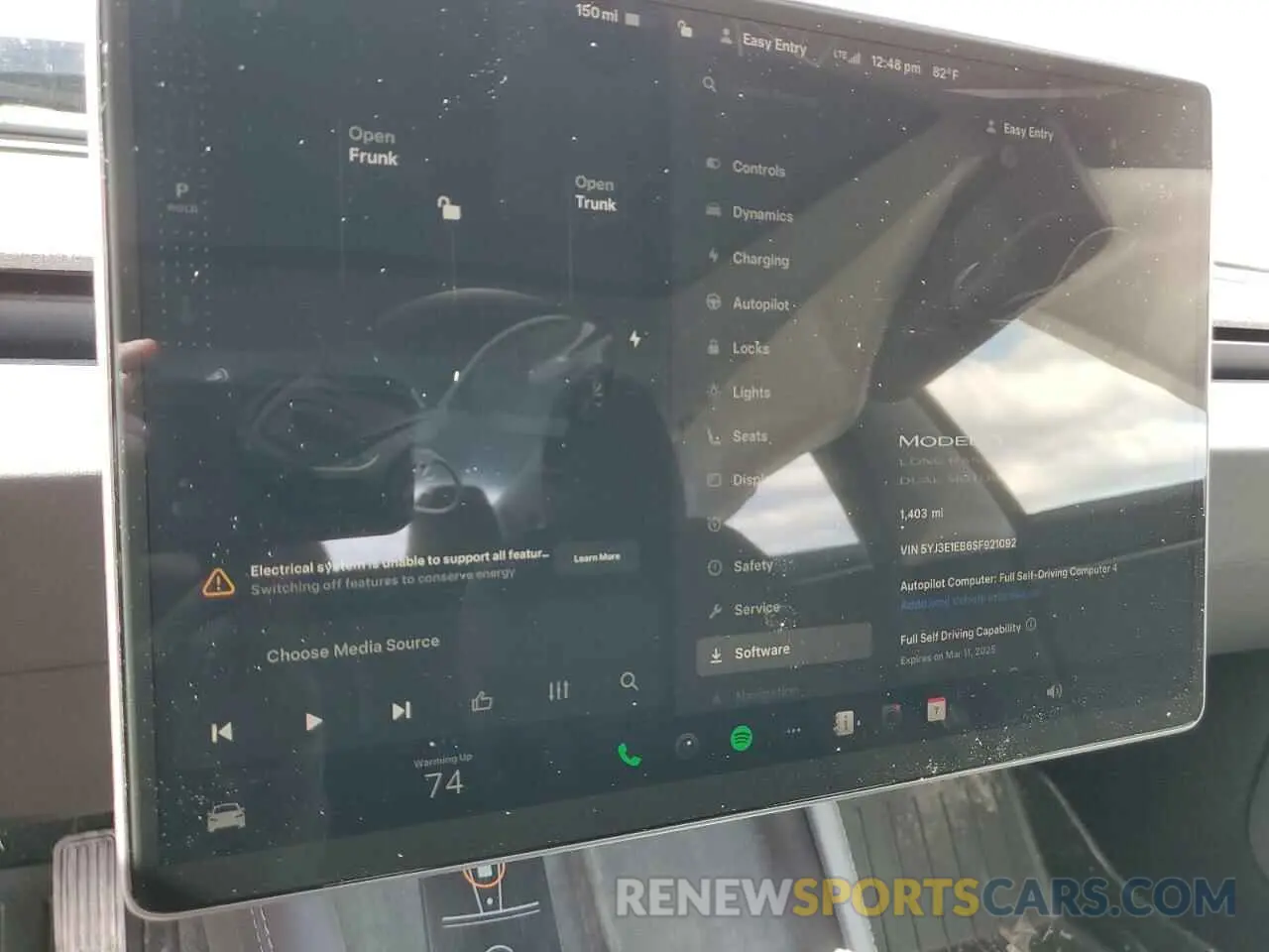 9 Фотография поврежденного автомобиля 5YJ3E1EB6SF921092 TESLA MODEL 3 2025