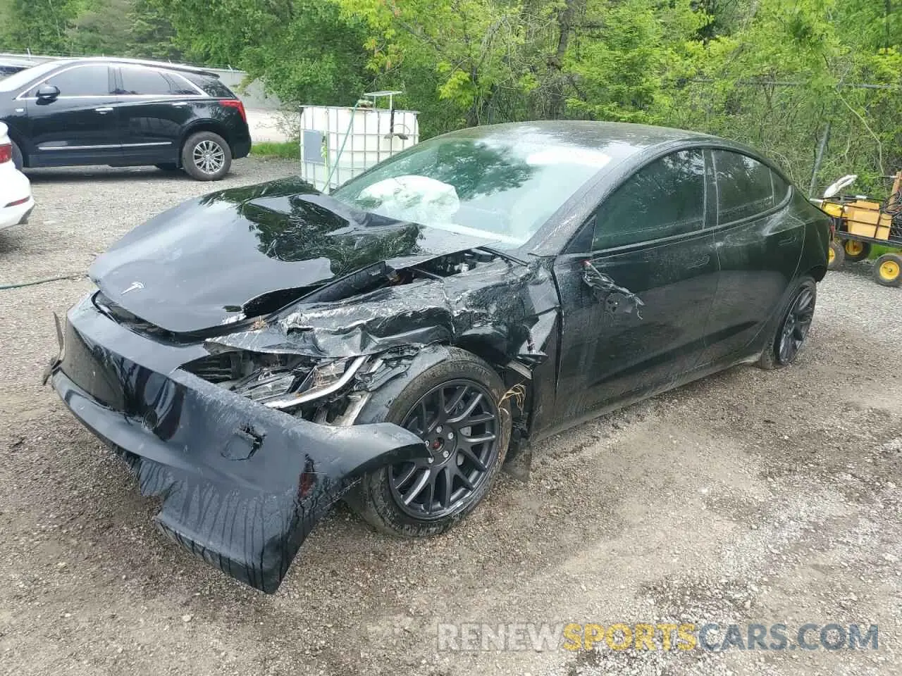 1 Фотография поврежденного автомобиля 5YJ3E1EB6SF923974 TESLA MODEL 3 2025