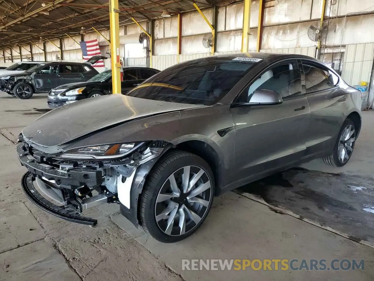 1 Фотография поврежденного автомобиля 5YJ3E1EB6SF935588 TESLA MODEL 3 2025