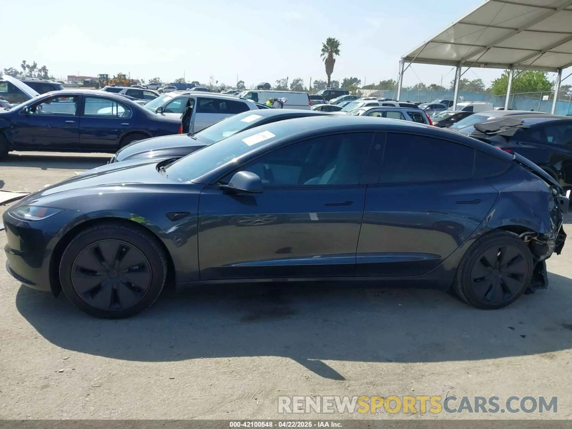 14 Фотография поврежденного автомобиля 5YJ3E1EB8SF877256 TESLA MODEL 3 2025