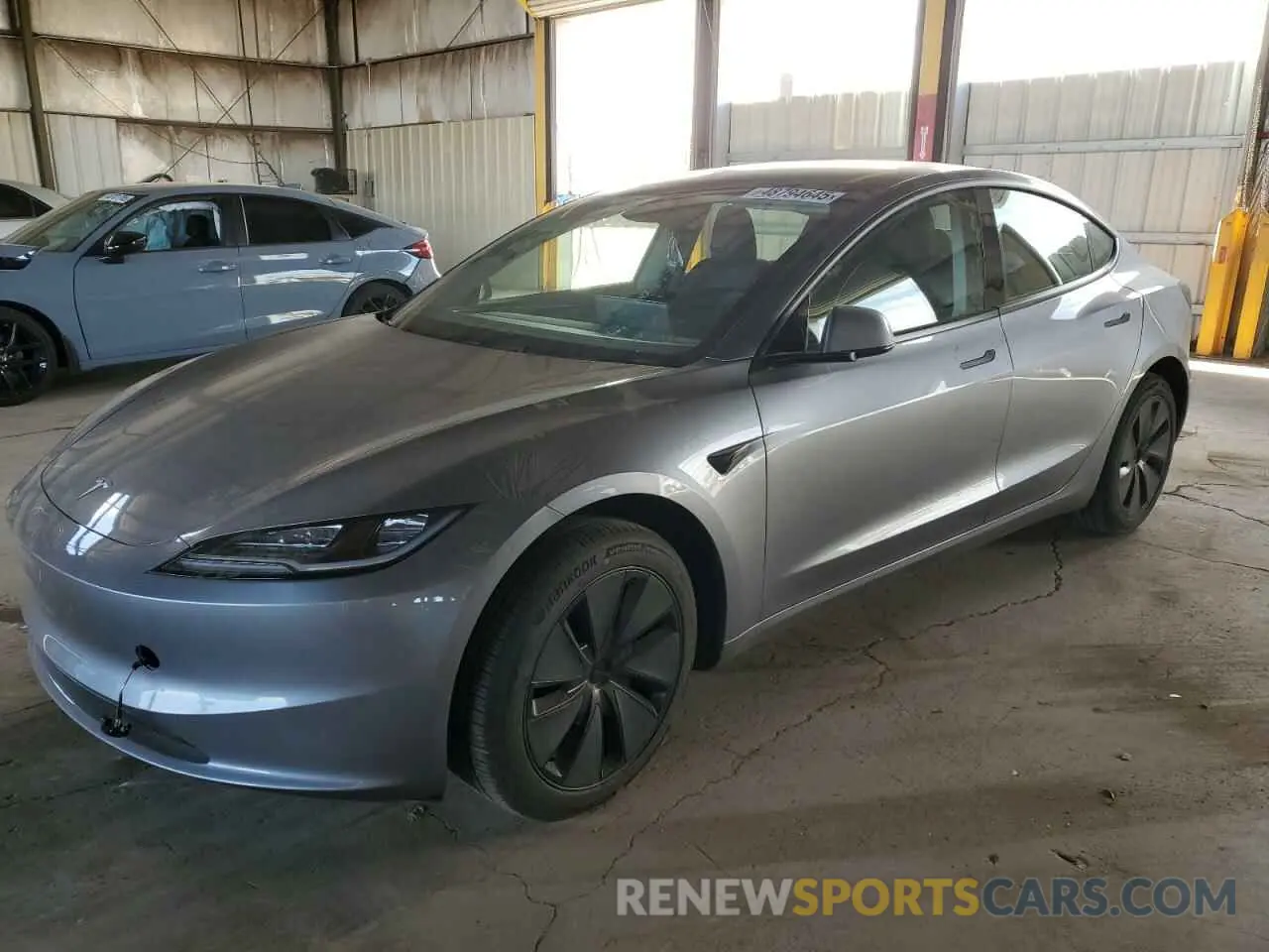 1 Photograph of a damaged car 5YJ3E1EB8SF922812 TESLA MODEL 3 2025