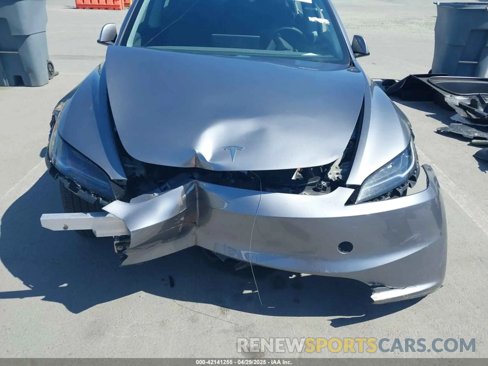 6 Фотография поврежденного автомобиля 5YJ3E1EB9SF873801 TESLA MODEL 3 2025