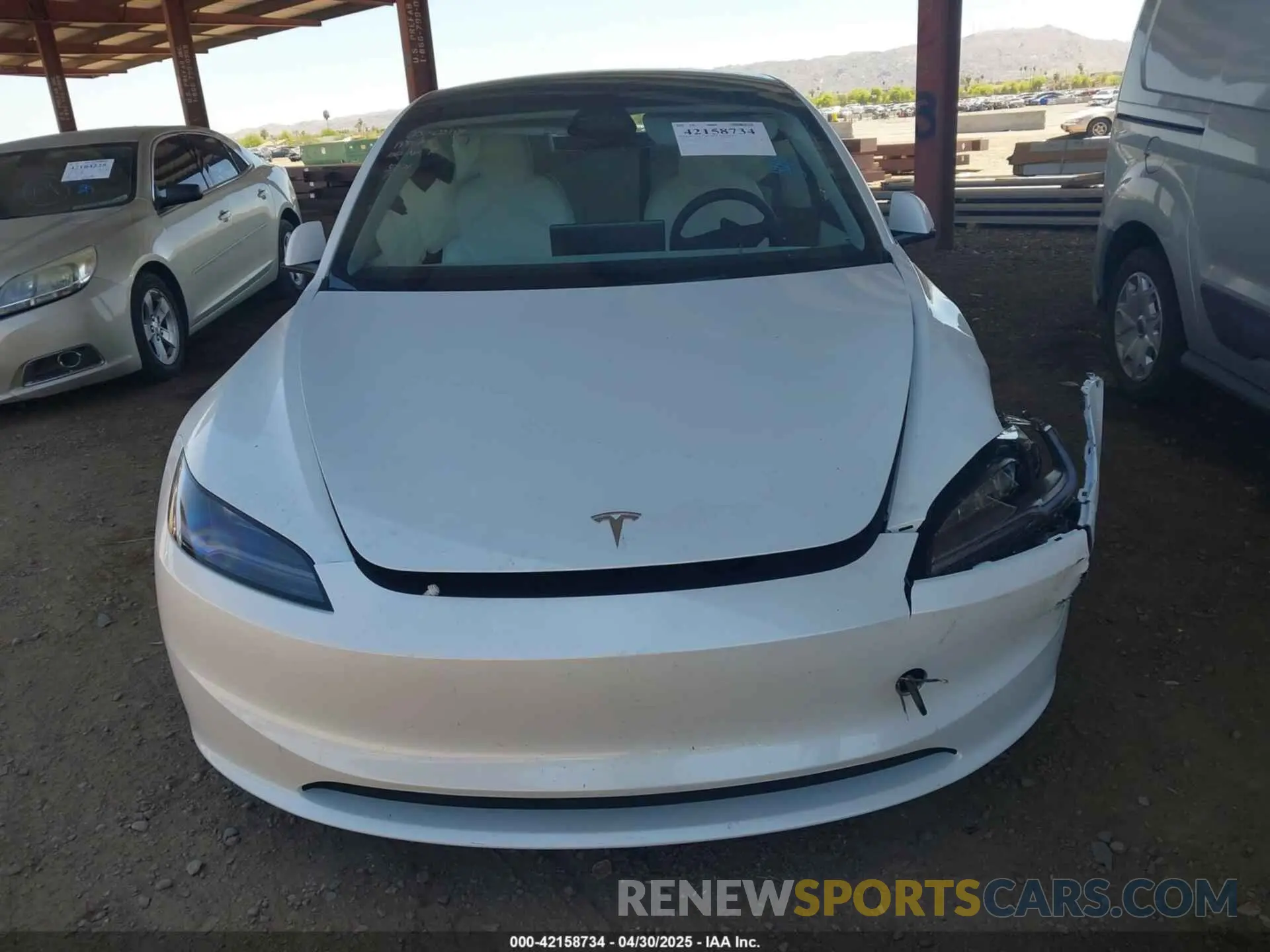 11 Photograph of a damaged car 5YJ3E1EB9SF885771 TESLA MODEL 3 2025