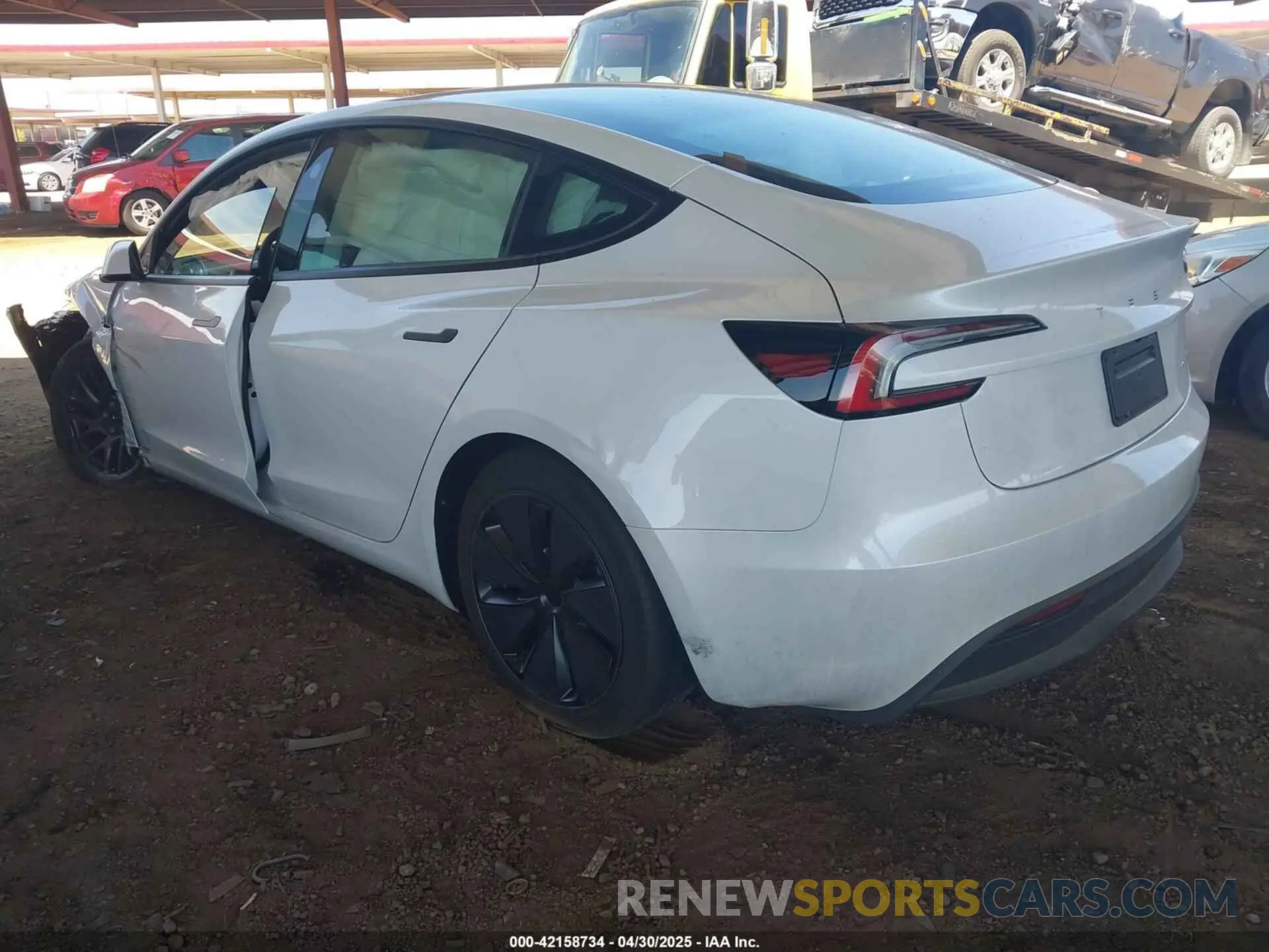 3 Photograph of a damaged car 5YJ3E1EB9SF885771 TESLA MODEL 3 2025
