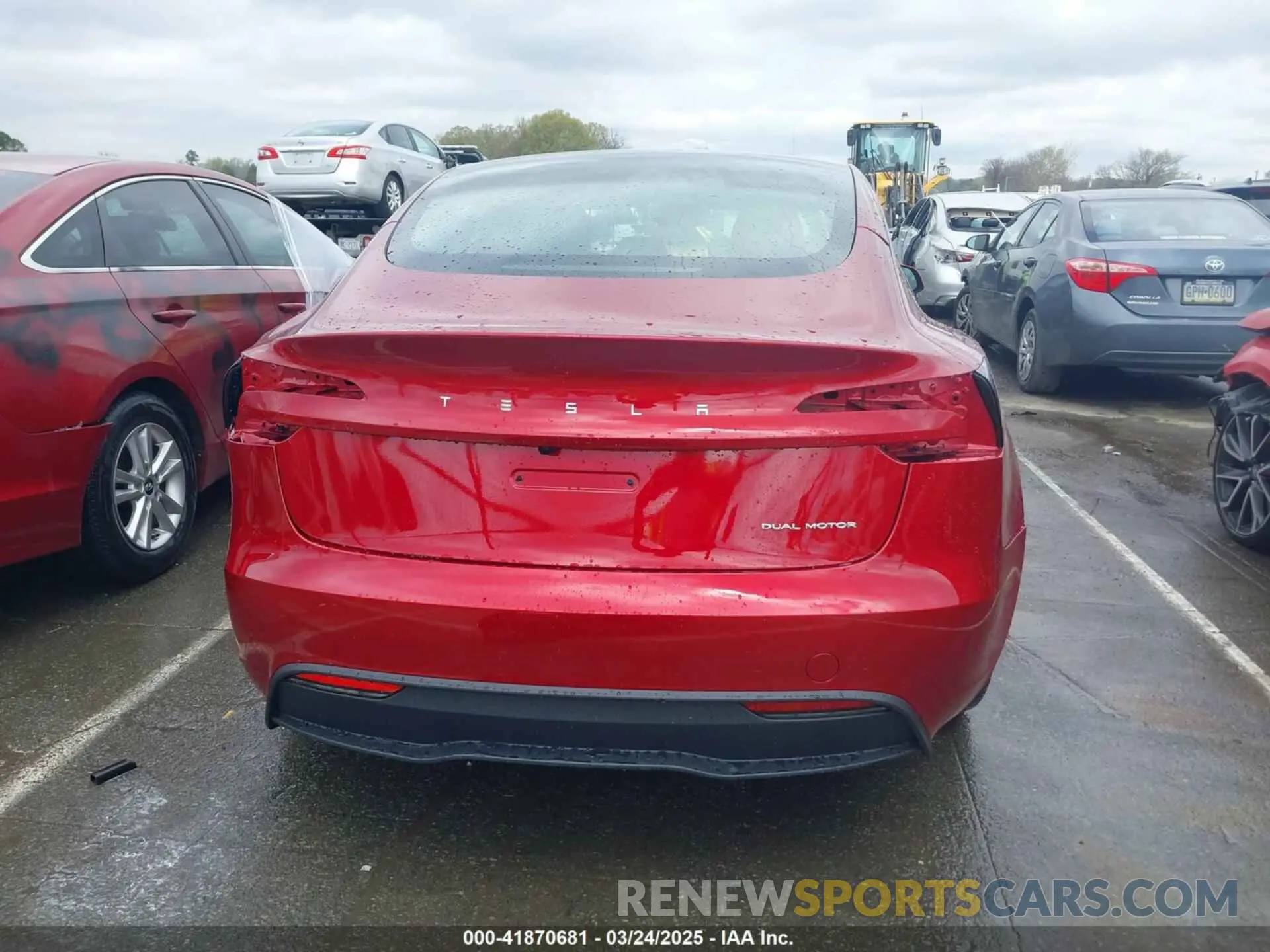 17 Photograph of a damaged car 5YJ3E1EB9SF928781 TESLA MODEL 3 2025