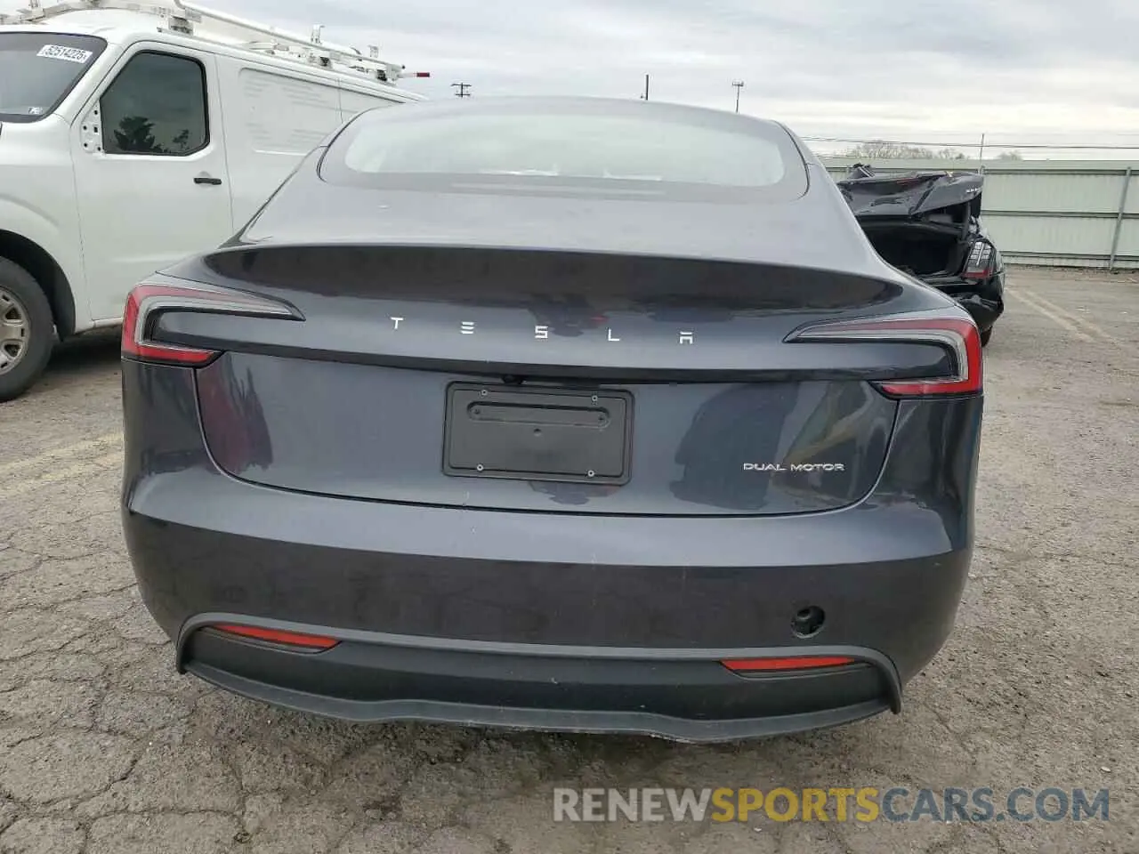 6 Photograph of a damaged car 5YJ3E1EBXSF914310 TESLA MODEL 3 2025