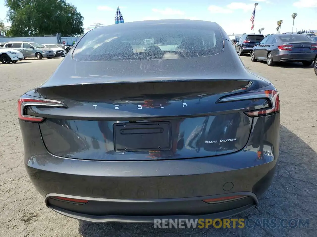 6 Photograph of a damaged car 5YJ3E1EBXSF939496 TESLA MODEL 3 2025