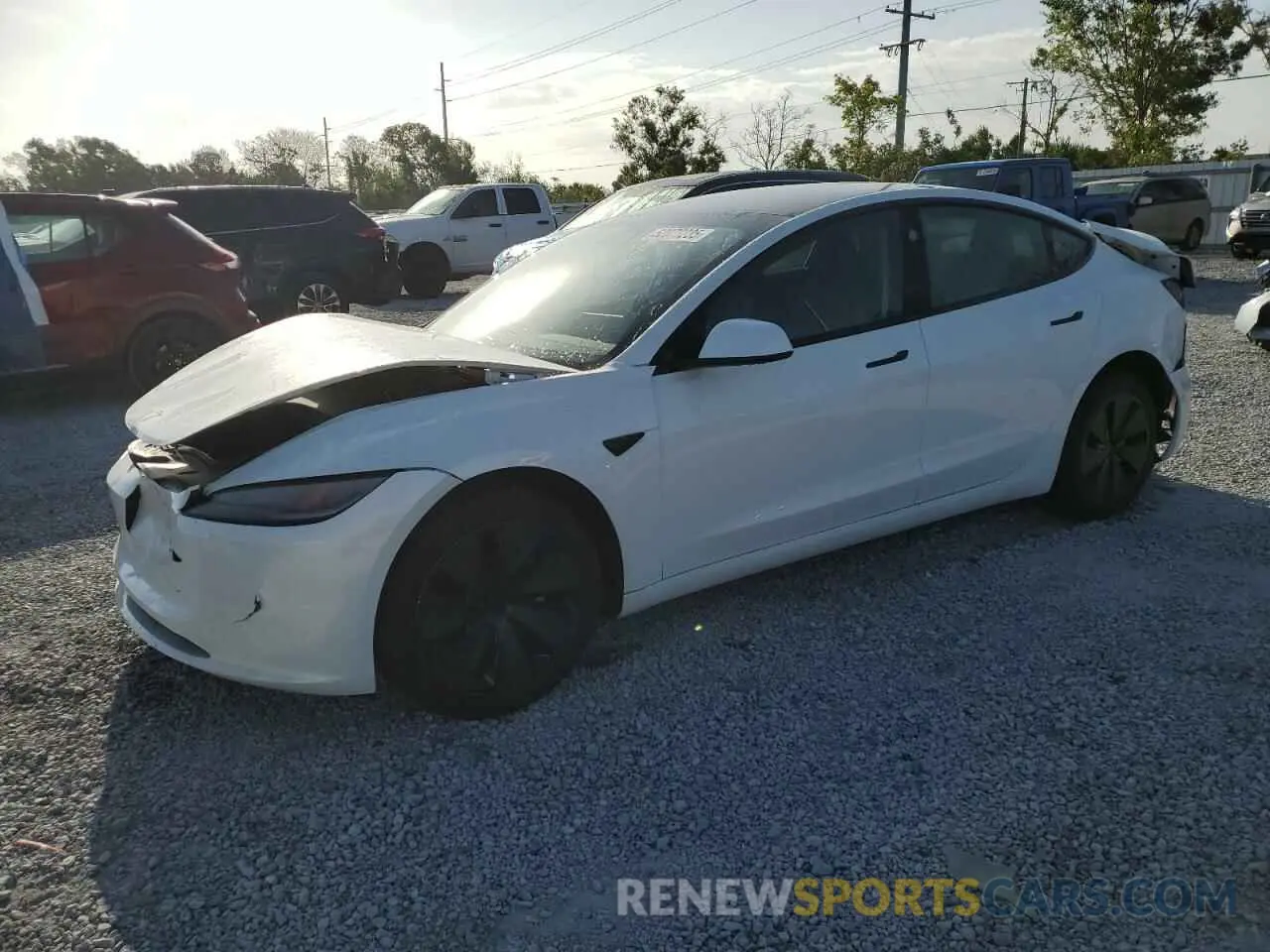 1 Фотография поврежденного автомобиля 5YJ3E1EBXSF951972 TESLA MODEL 3 2025