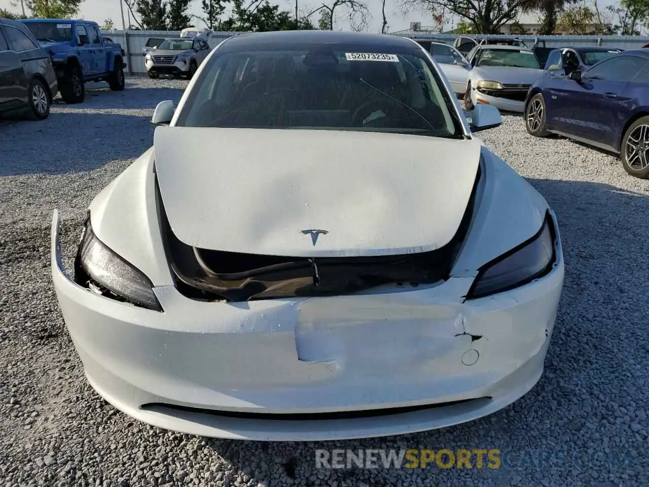 5 Фотография поврежденного автомобиля 5YJ3E1EBXSF951972 TESLA MODEL 3 2025