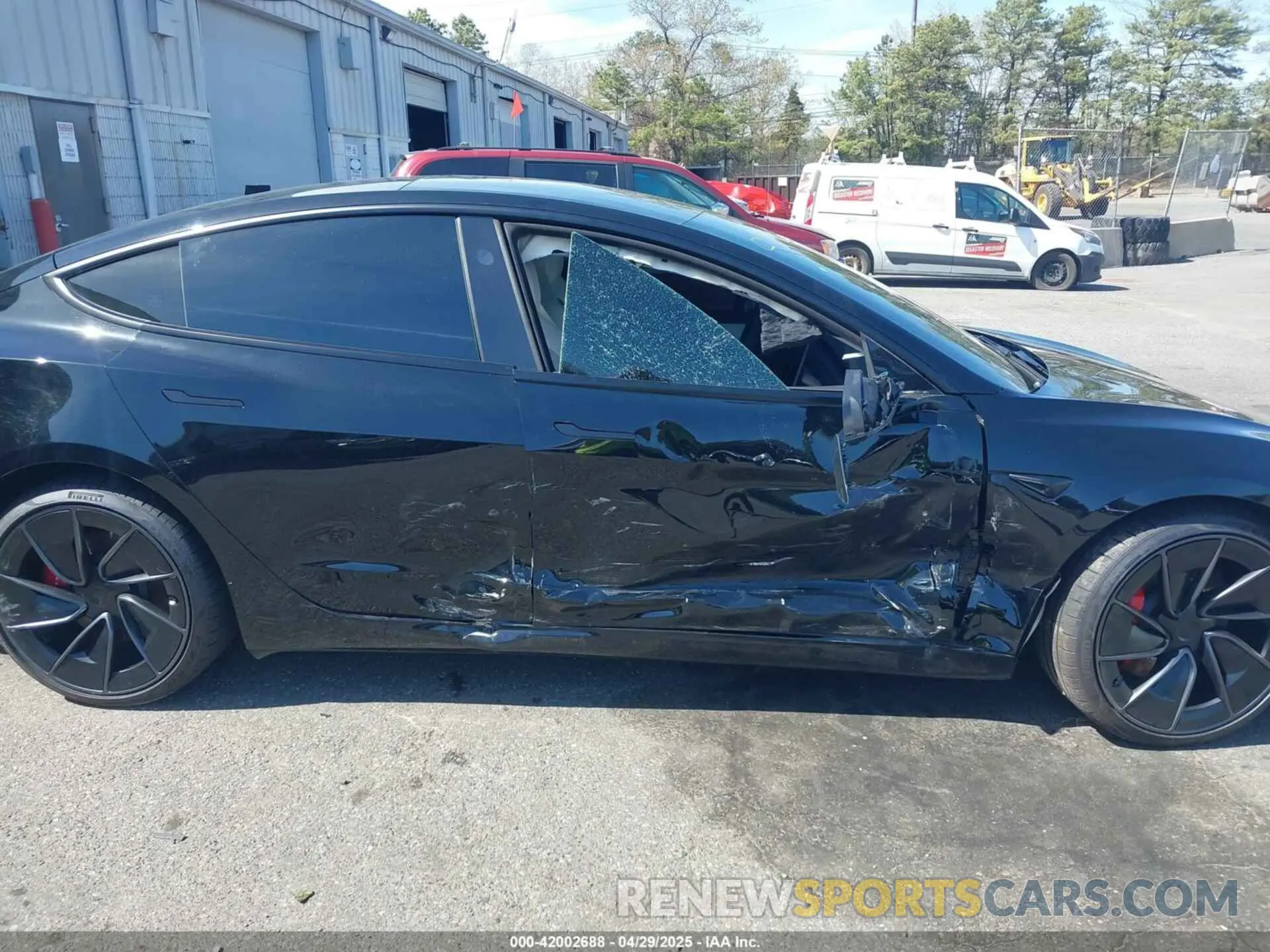 6 Photograph of a damaged car 5YJ3E1ET0SF933067 TESLA MODEL 3 2025