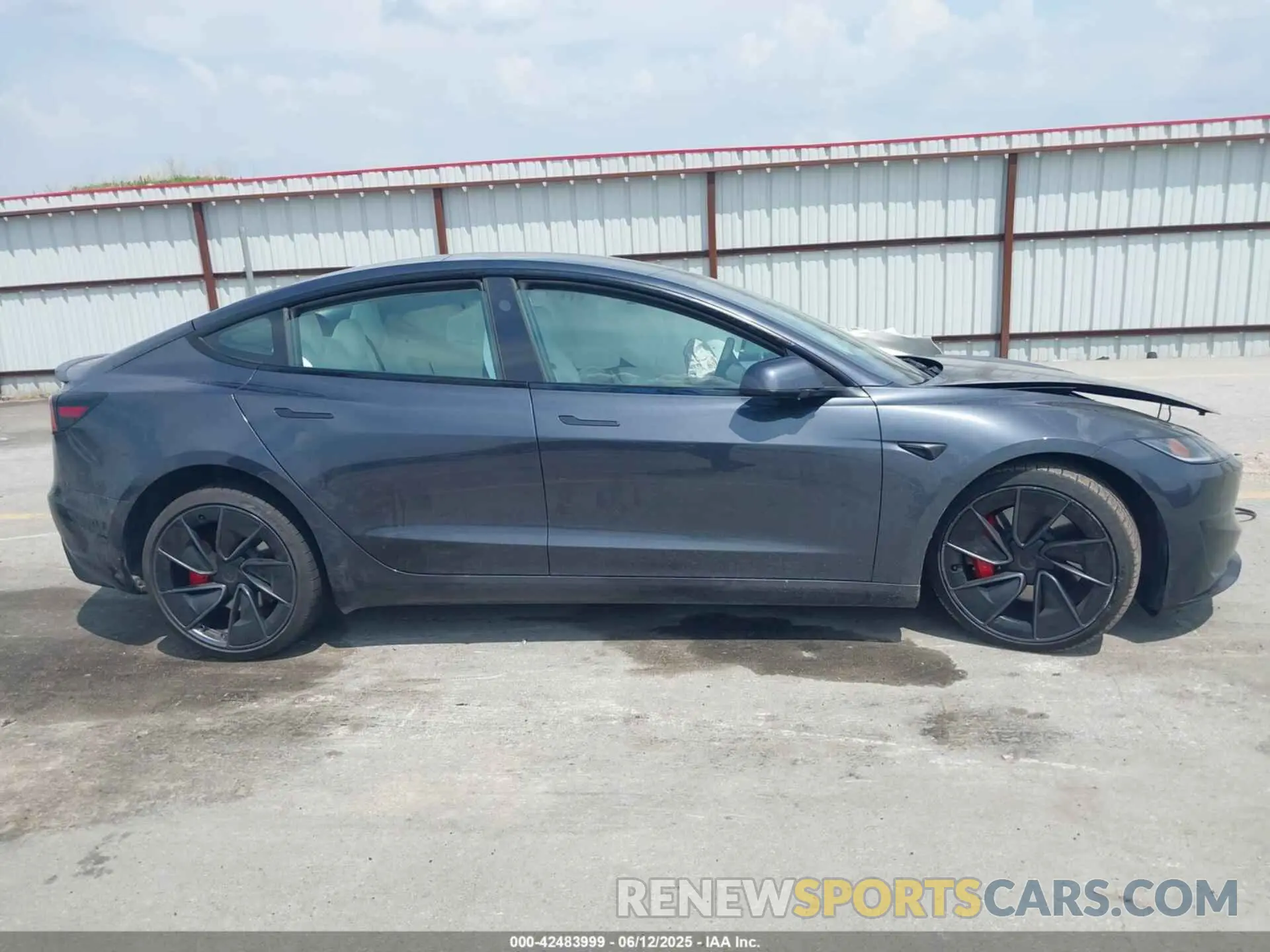13 Photograph of a damaged car 5YJ3E1ET8SF932622 TESLA MODEL 3 2025