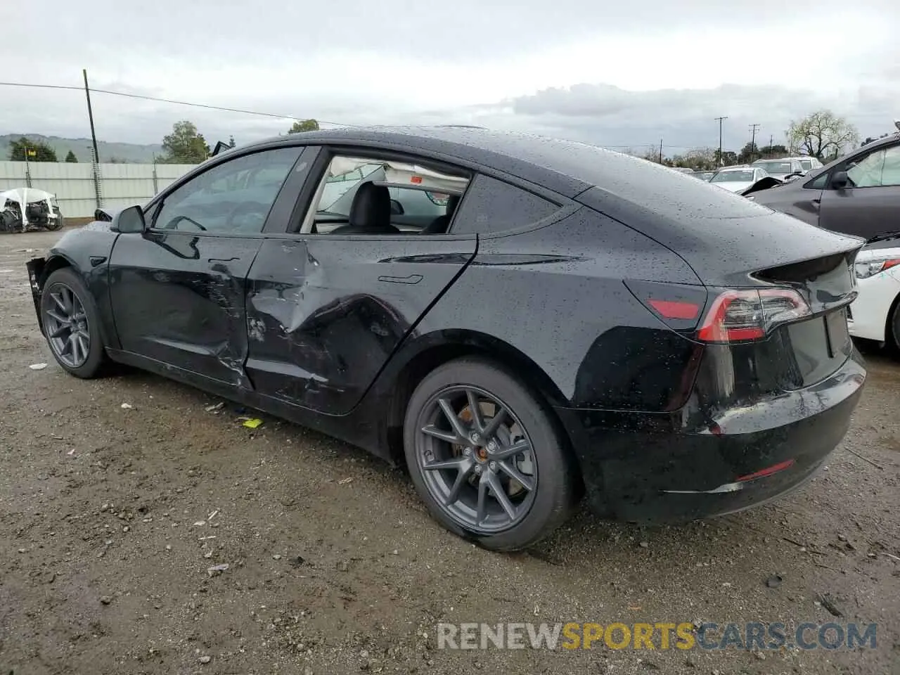 2 Photograph of a damaged car 5YJ3E1EA3PF678484 TESLA MODEL 3 AW 2023
