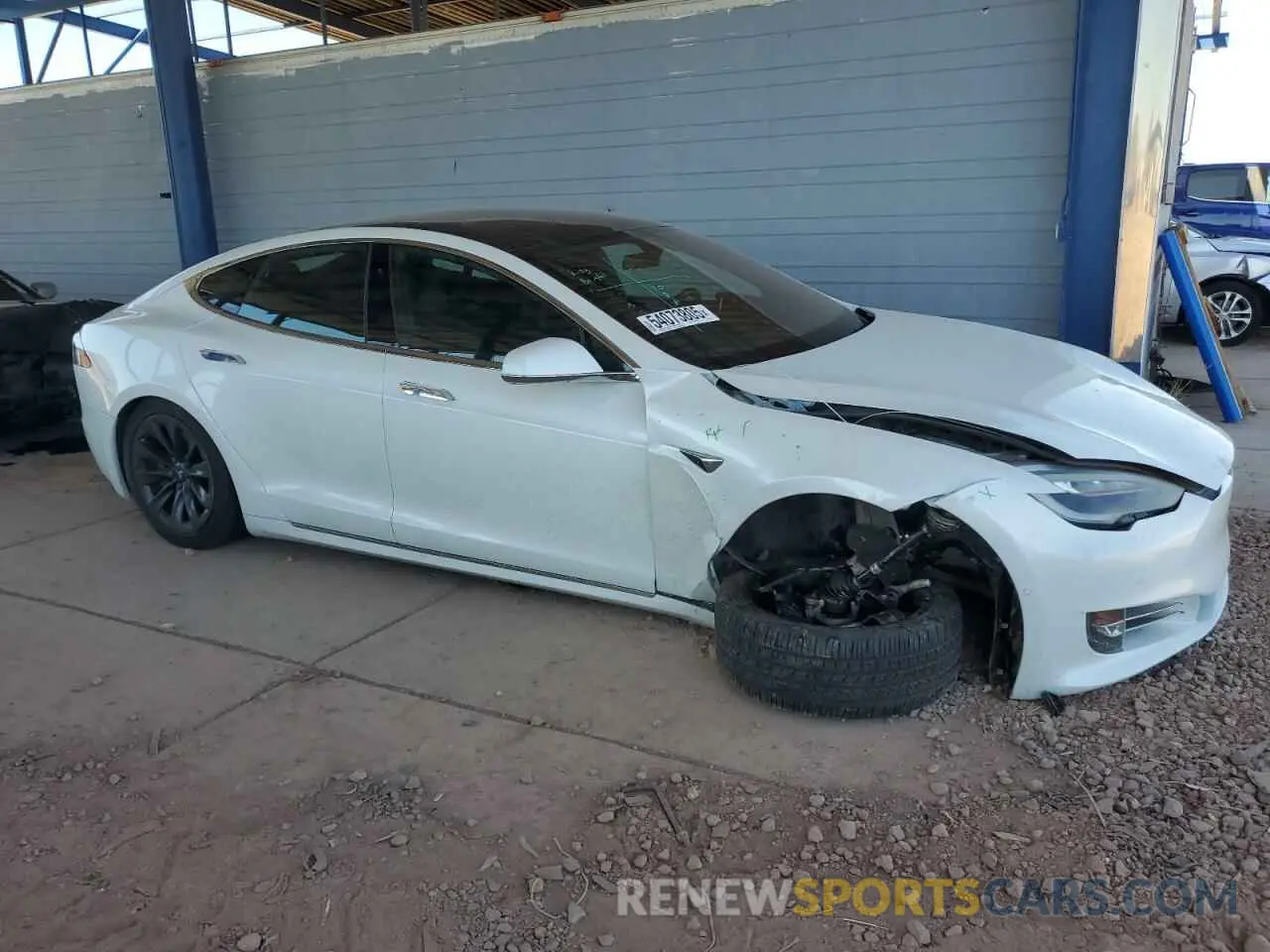 4 Фотография поврежденного автомобиля 5YJSA1E20KF307100 TESLA MODEL S 2019