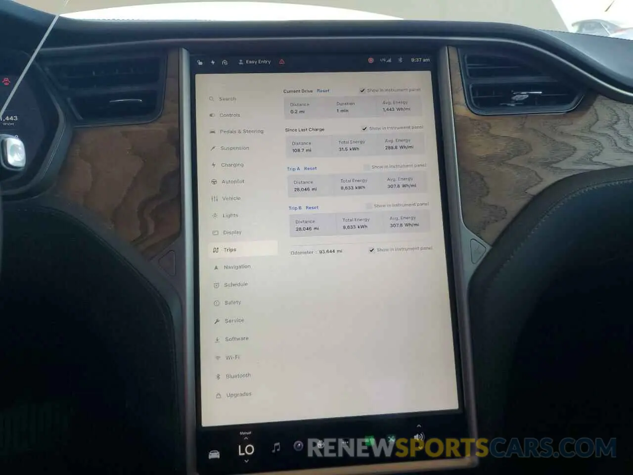 9 Фотография поврежденного автомобиля 5YJSA1E20KF307100 TESLA MODEL S 2019