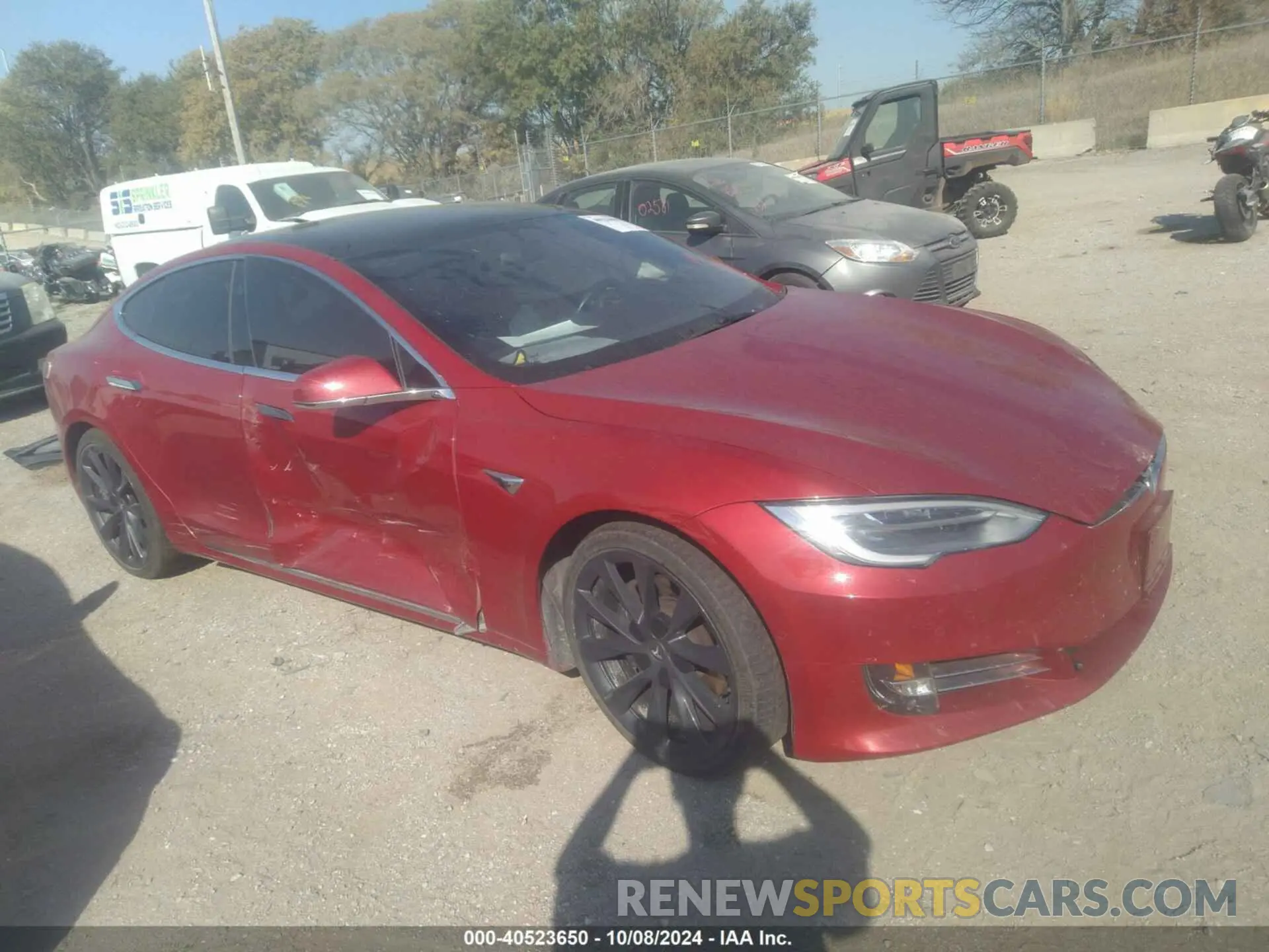 1 Photograph of a damaged car 5YJSA1E22KF309088 TESLA MODEL S 2019