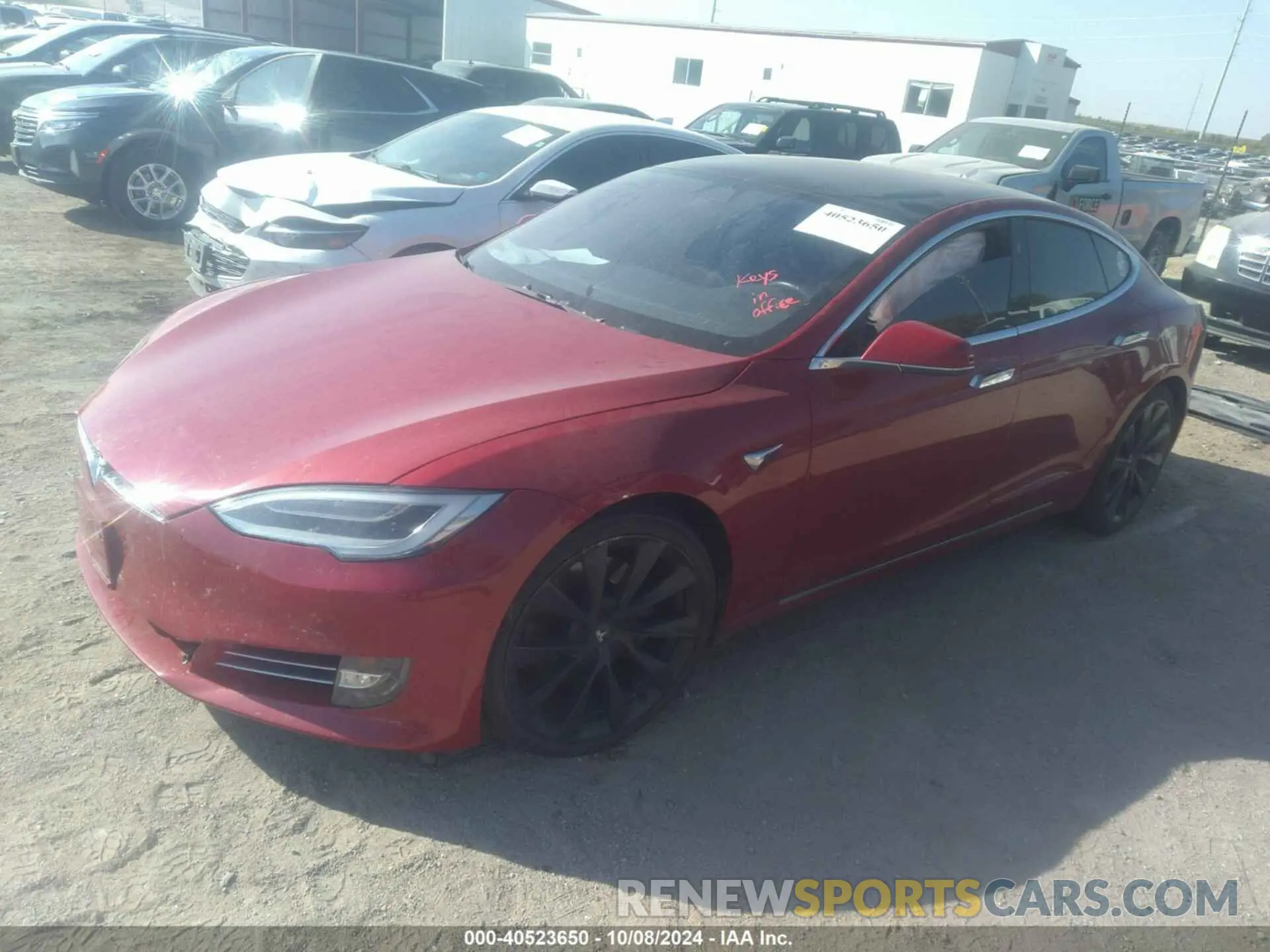 2 Photograph of a damaged car 5YJSA1E22KF309088 TESLA MODEL S 2019